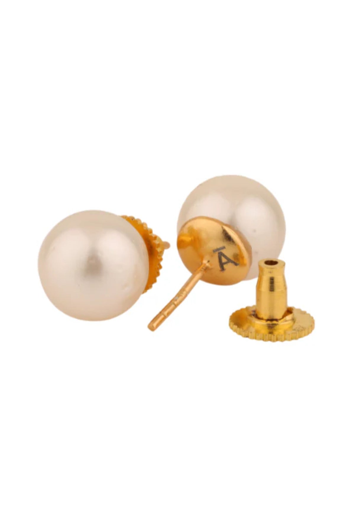 White South Sea Studs Earring