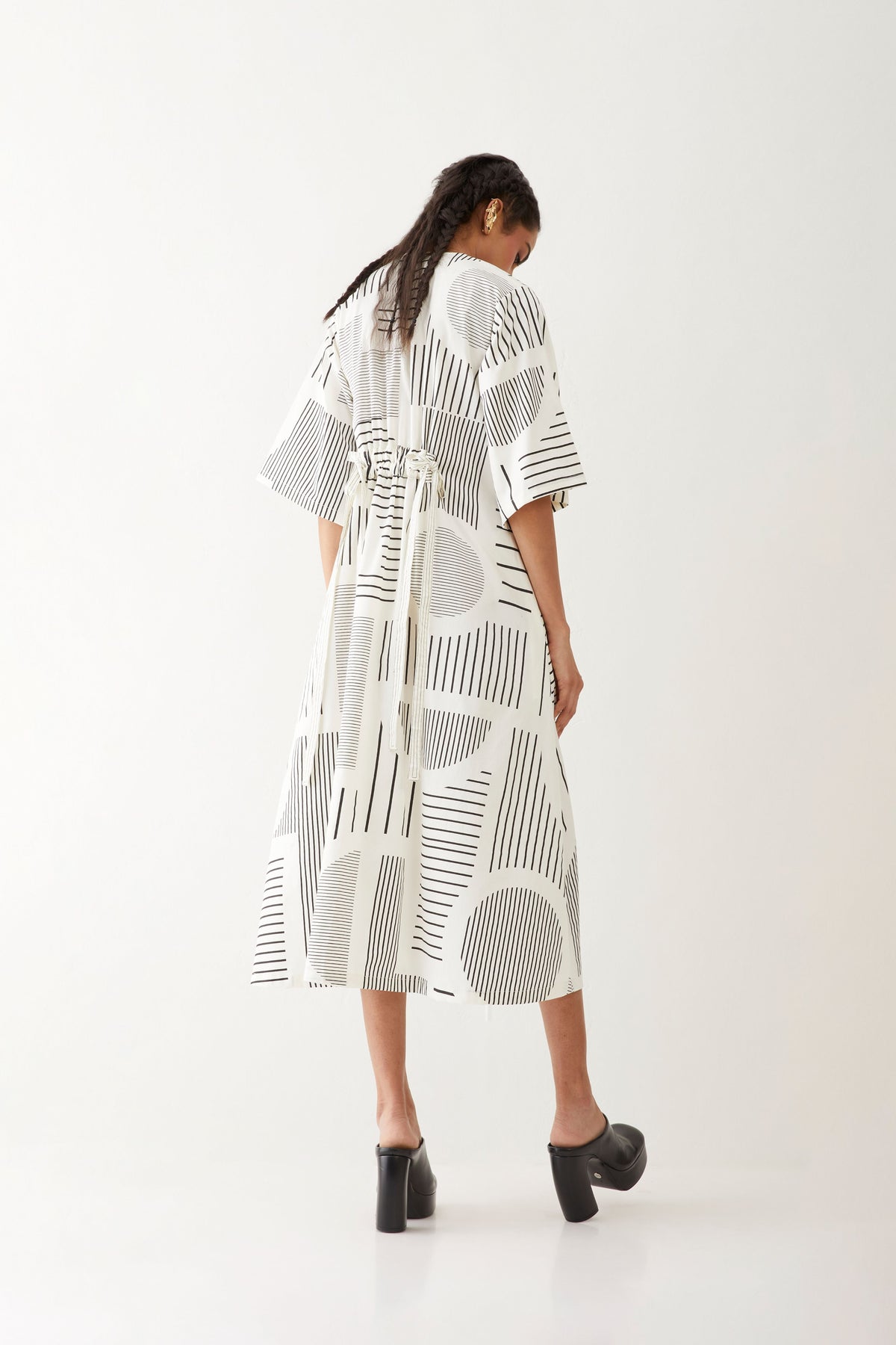 Devon Dress With Reflection Print