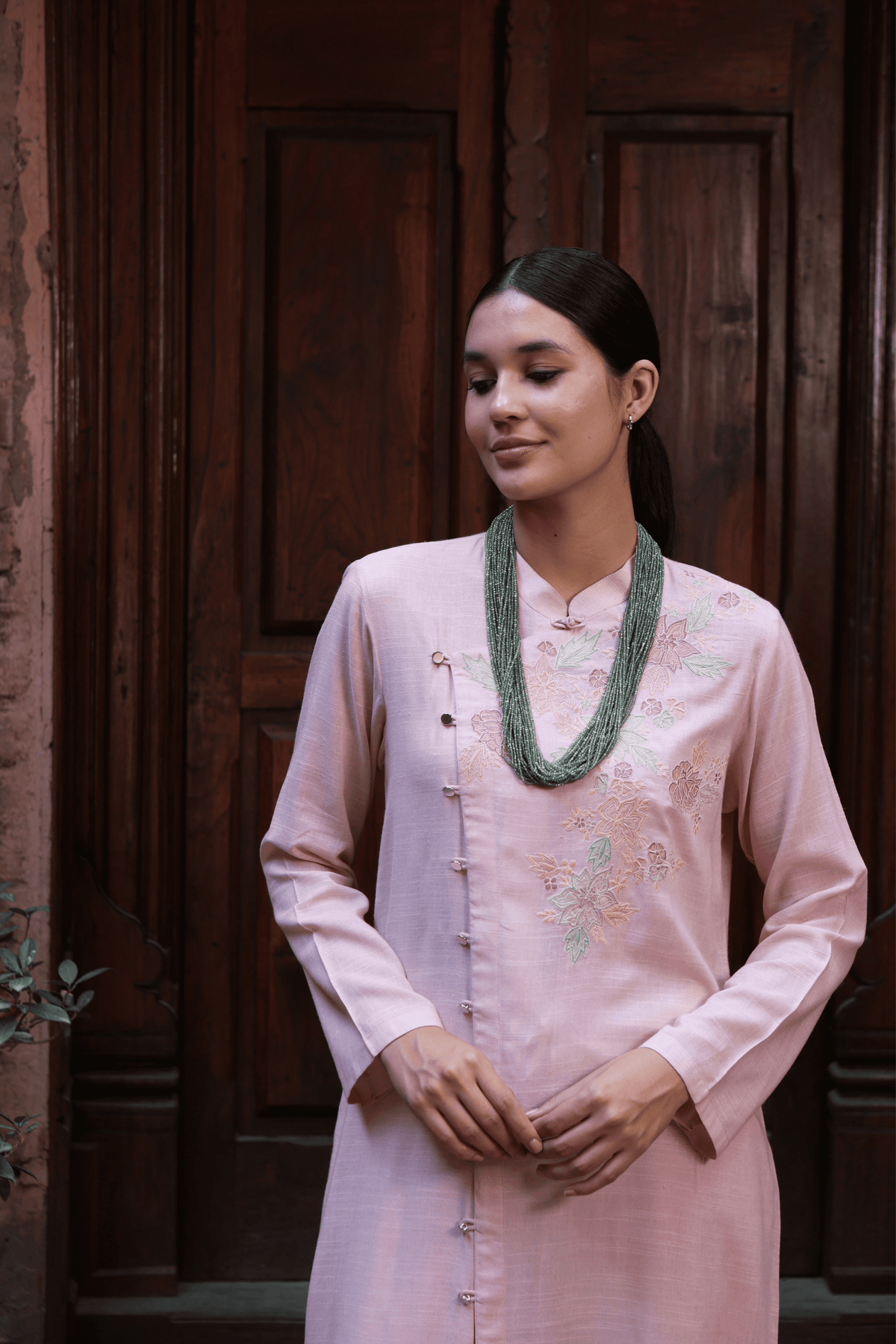 Baby Pink Kurta And Pant