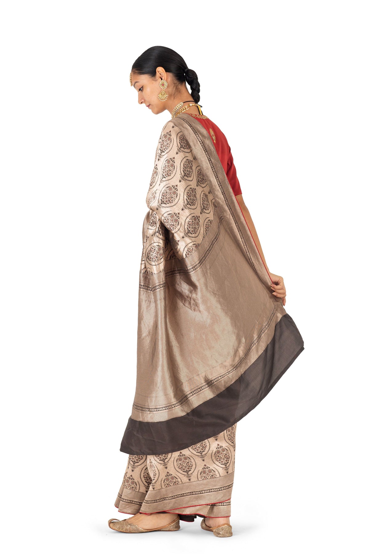 Karwar Varanasi Brocade Saree