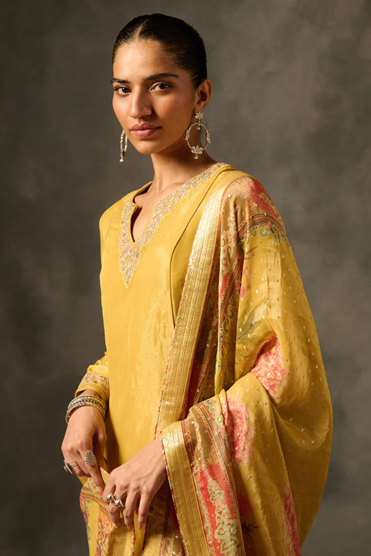 Yellow Nyima Kurta Set