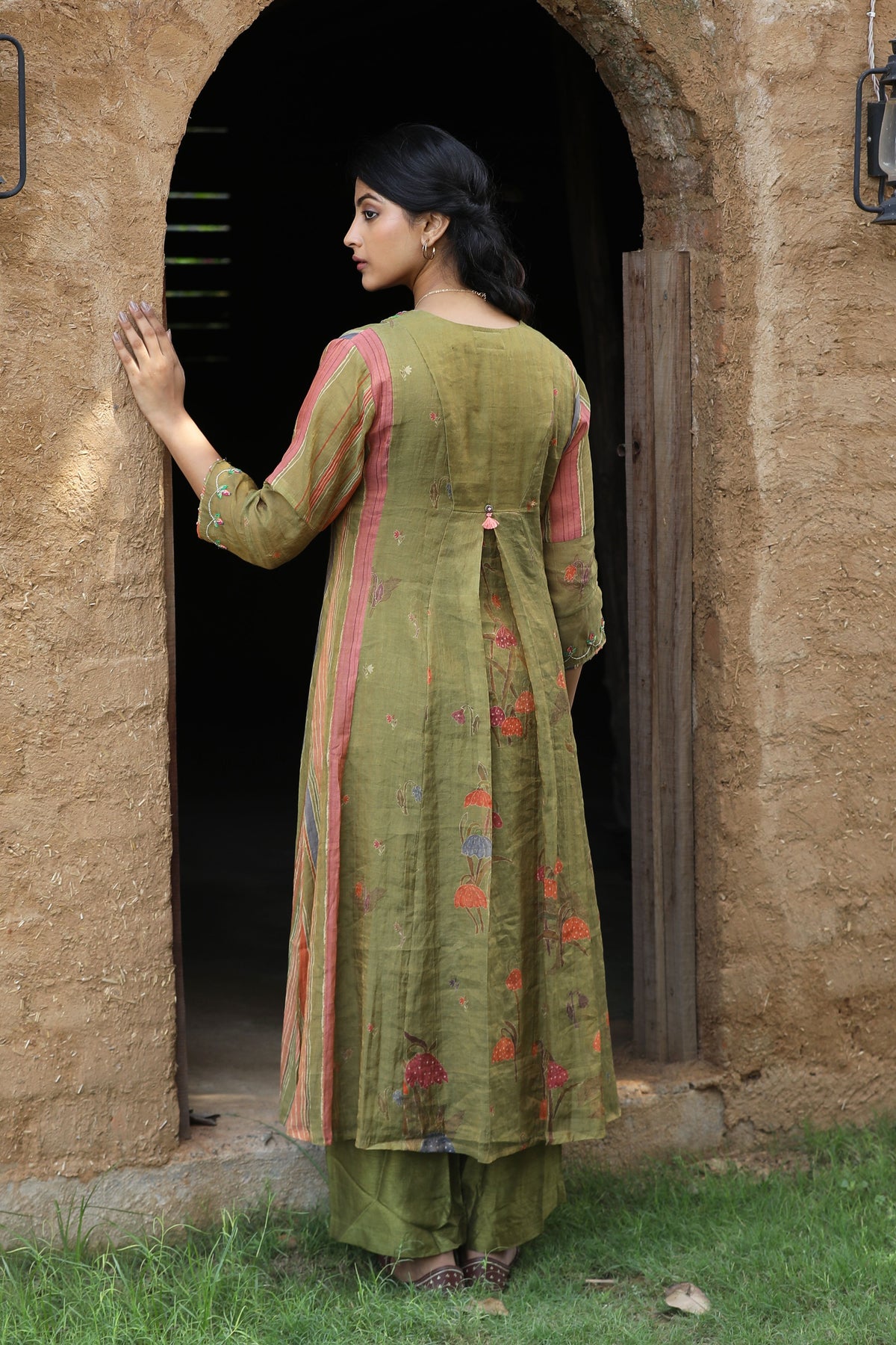 Mehendi Green Kurta Set