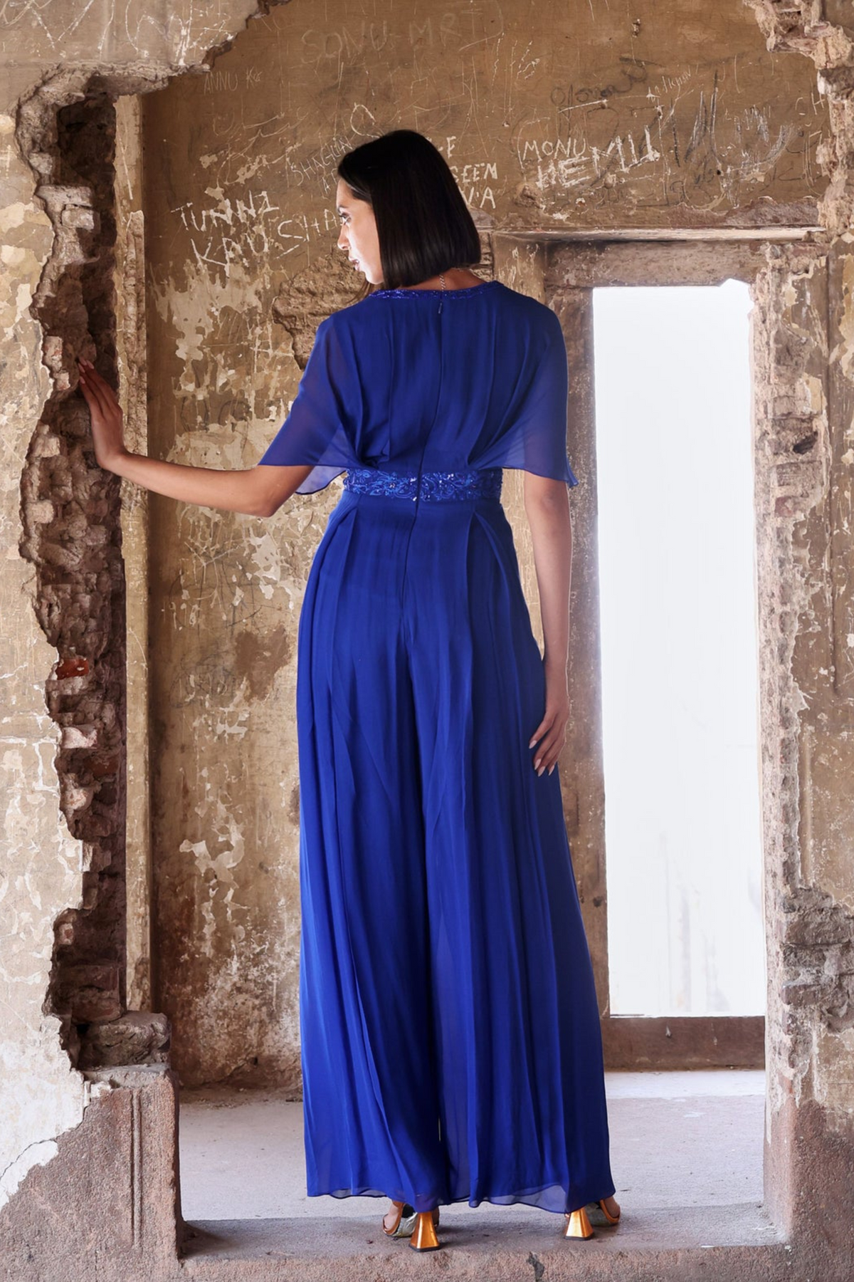 Alessia Jumpsuit in Electric Blue