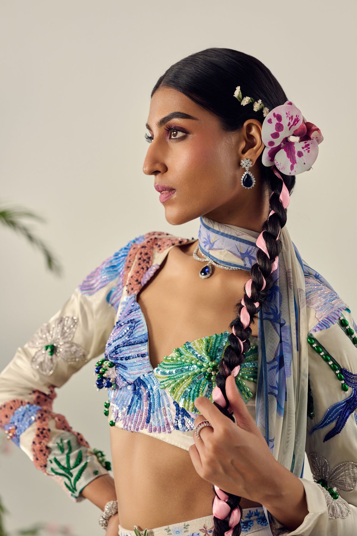 A Blooming Summer Vibe Lehenga