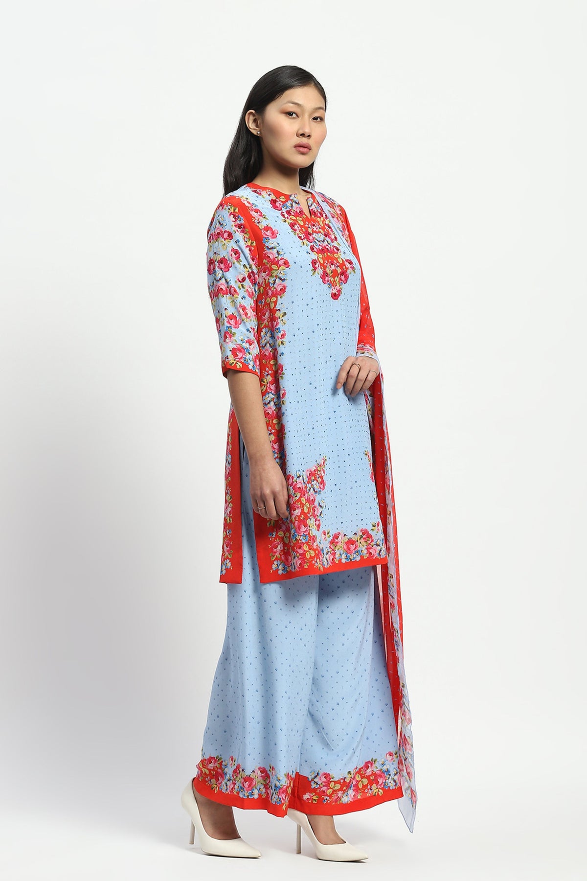 Powder Blue Kurta Set