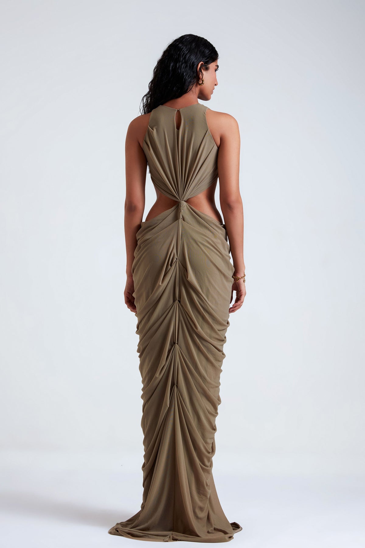 Krysta French Grey Gown