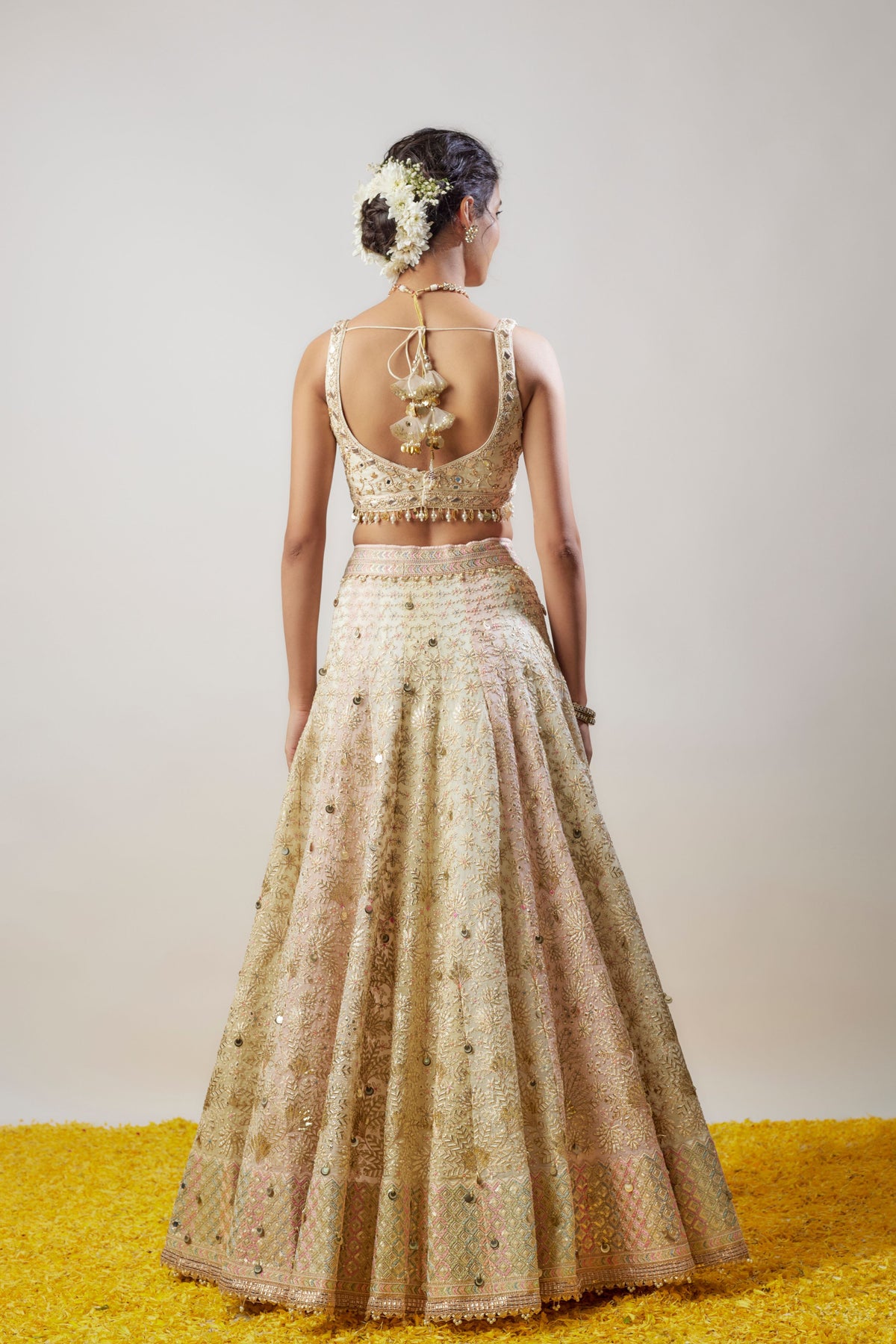 Roma Ivory Lehenga Set