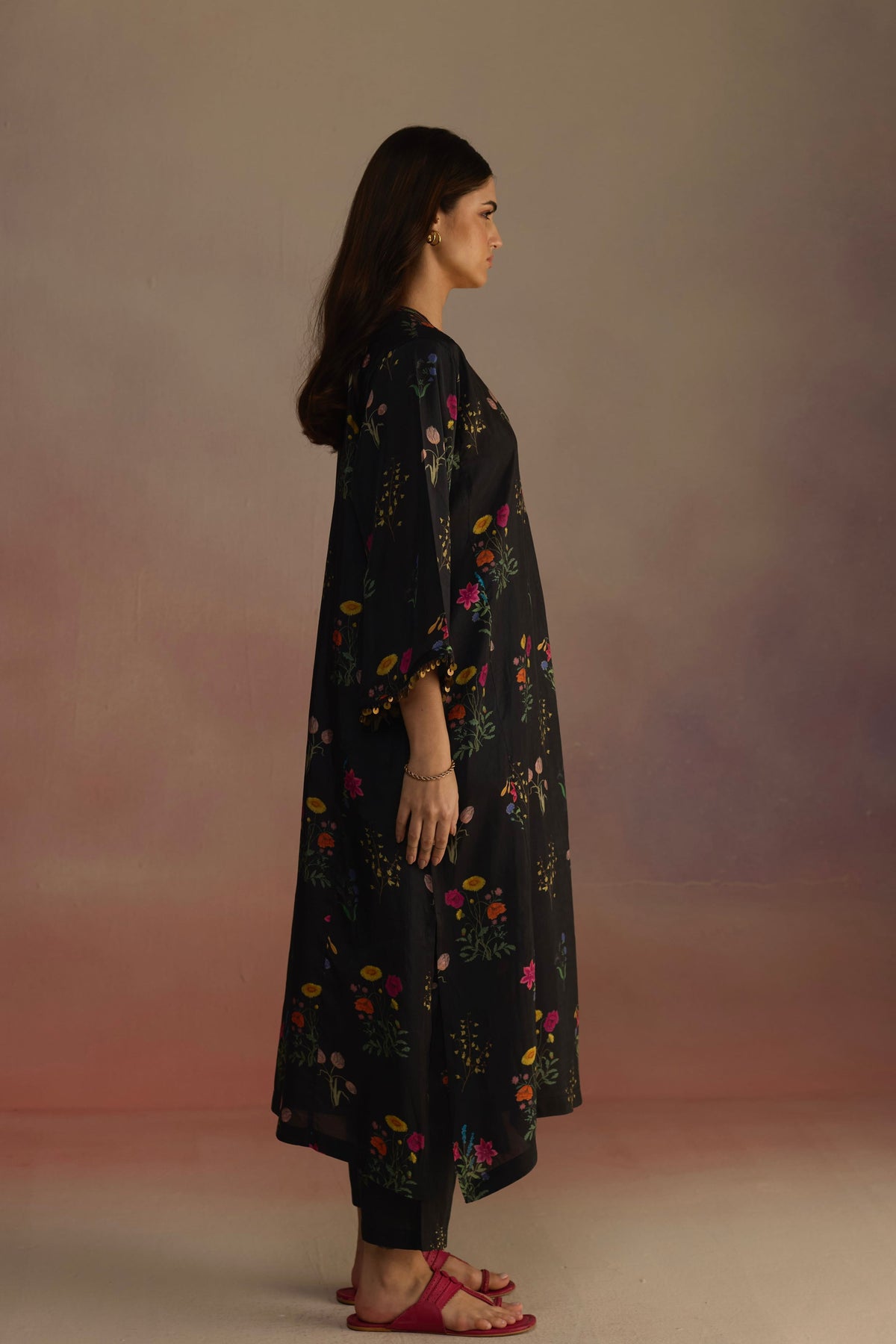 Zaira Long Black Kurta