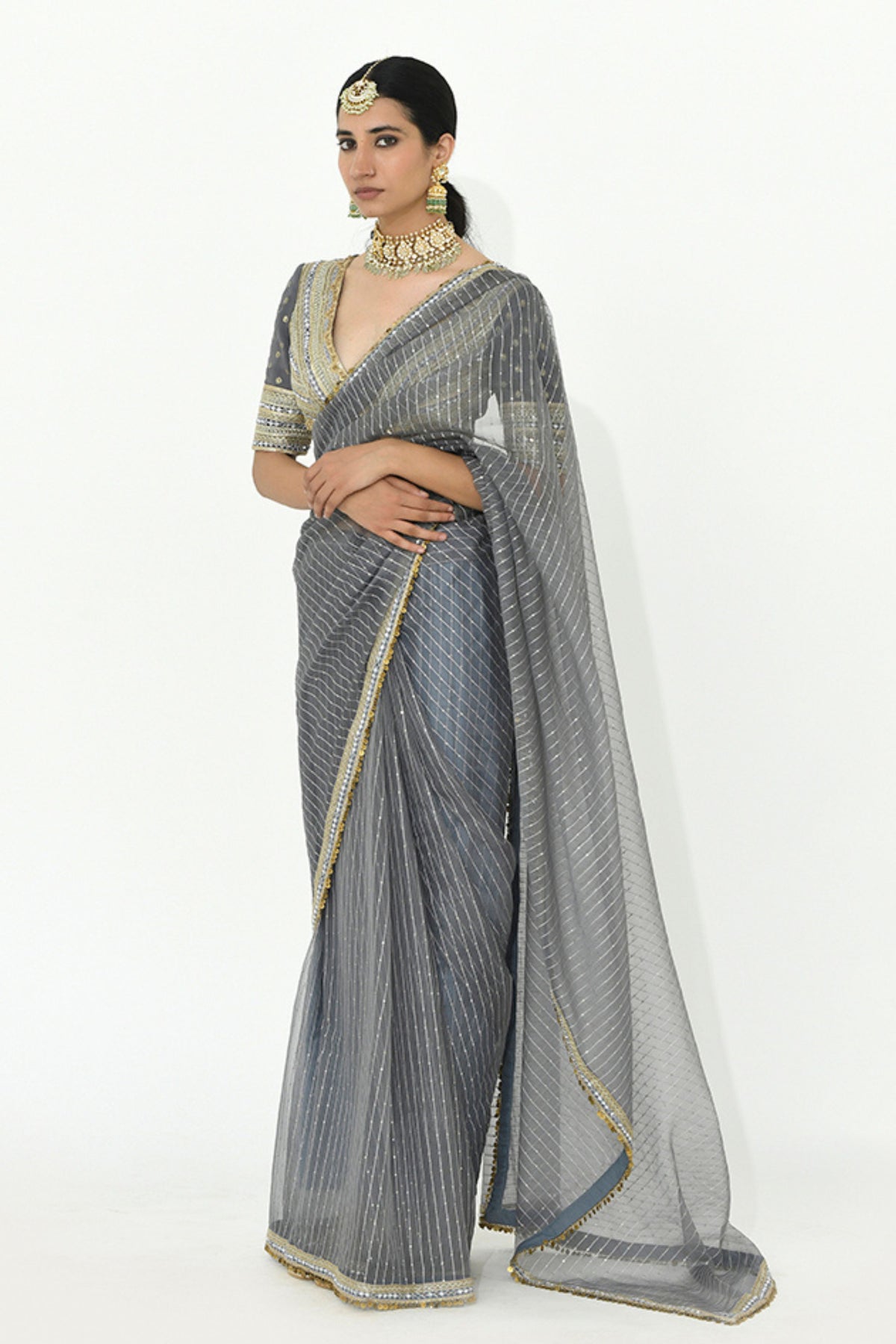 Sanjh Saree Set