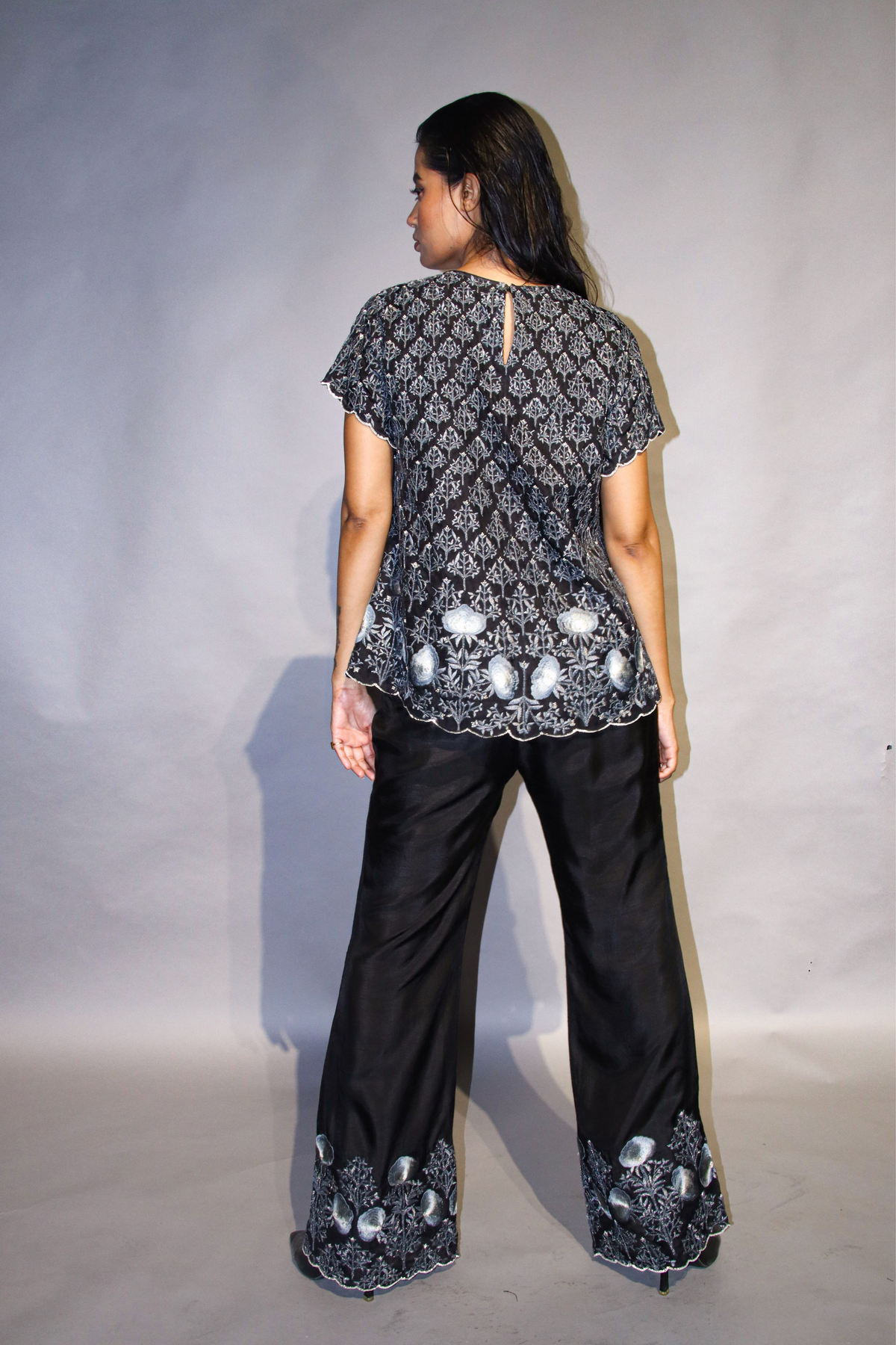 Zahra Embroidery Top And Pant