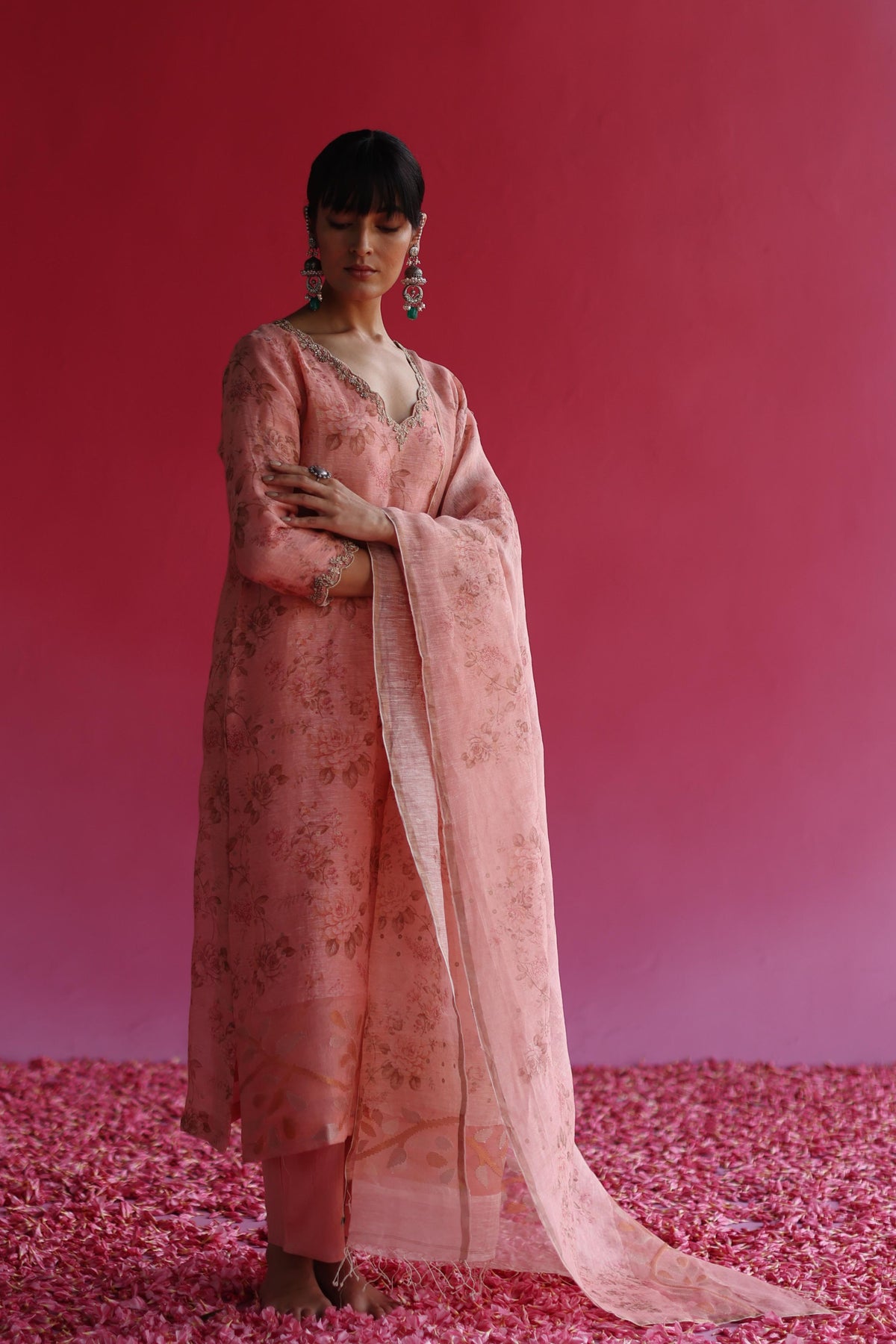 Swaroop Pink Kurta Set