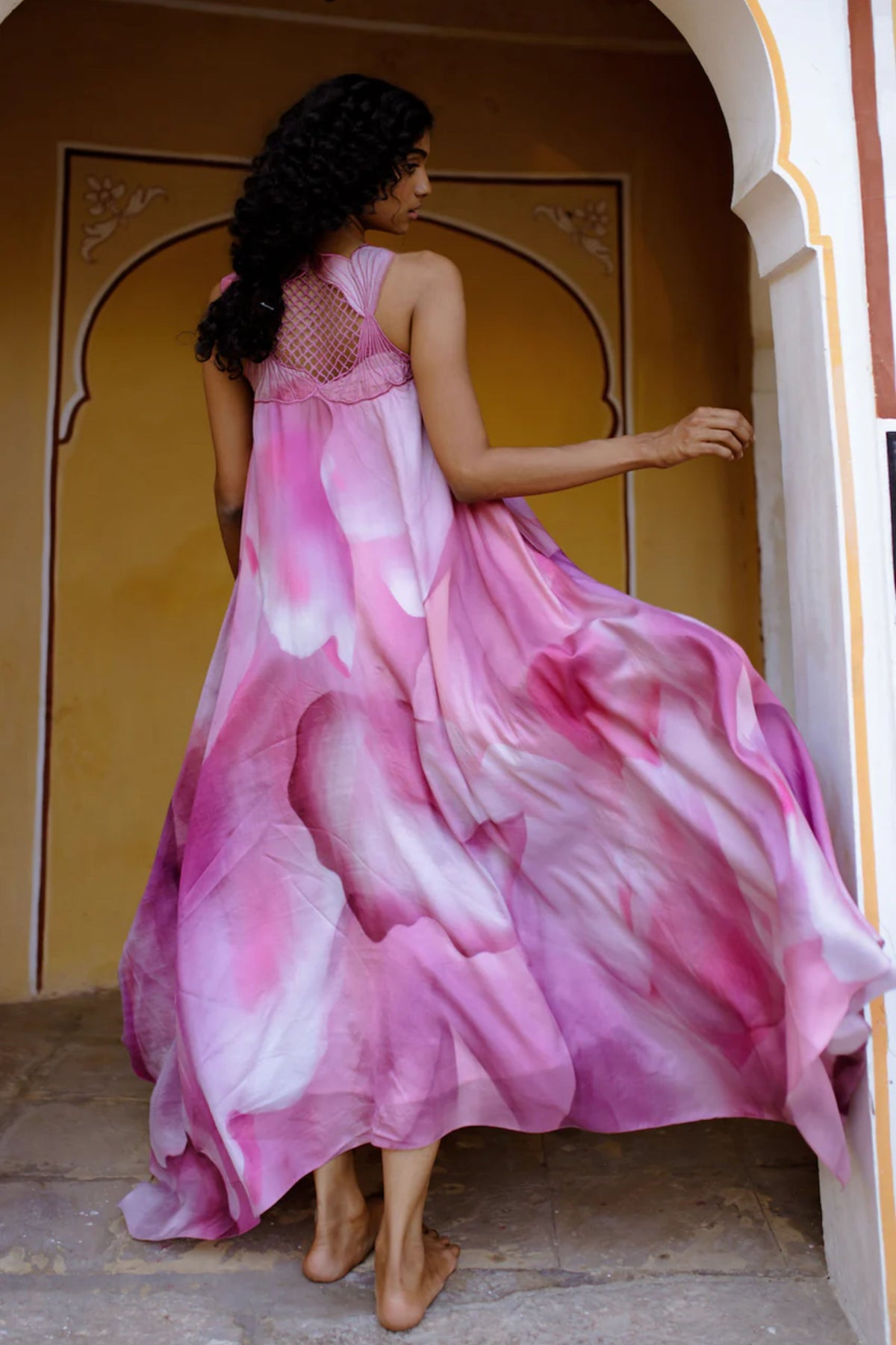 Pink Peony Dress