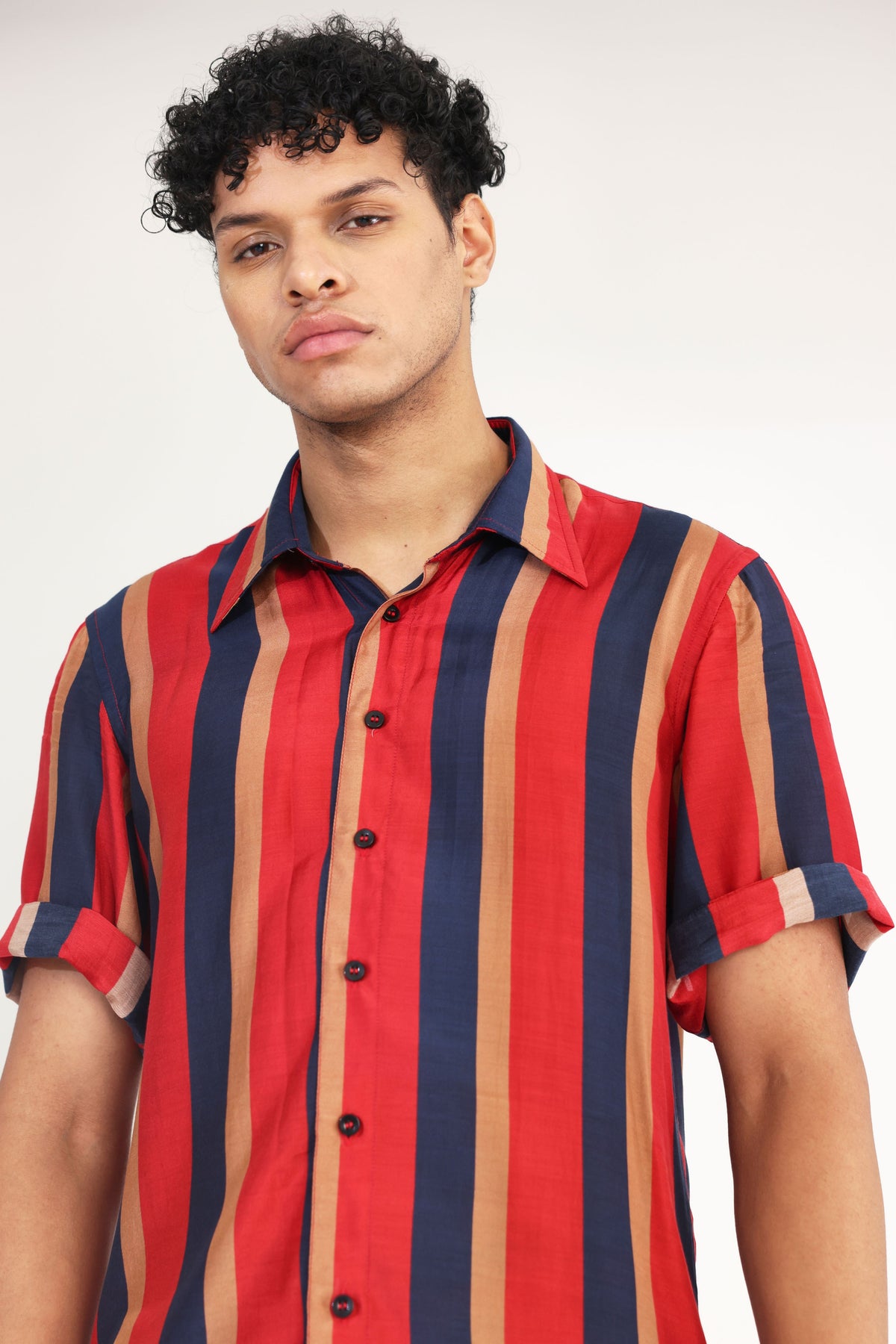 Red and Blue Stripe Shirt