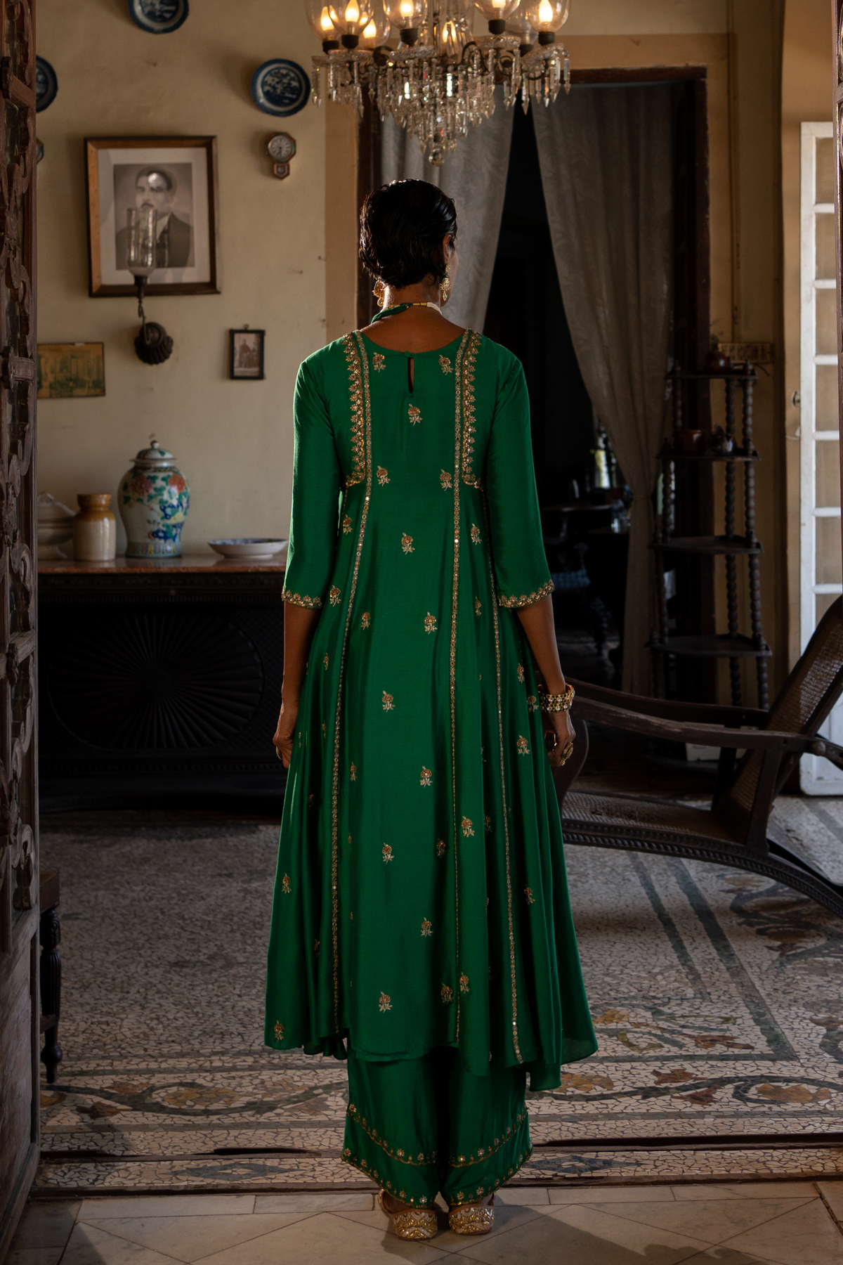 Emerald Green Kurta Set