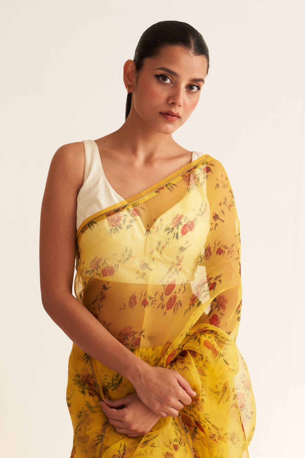 Mohini Yellow Saree