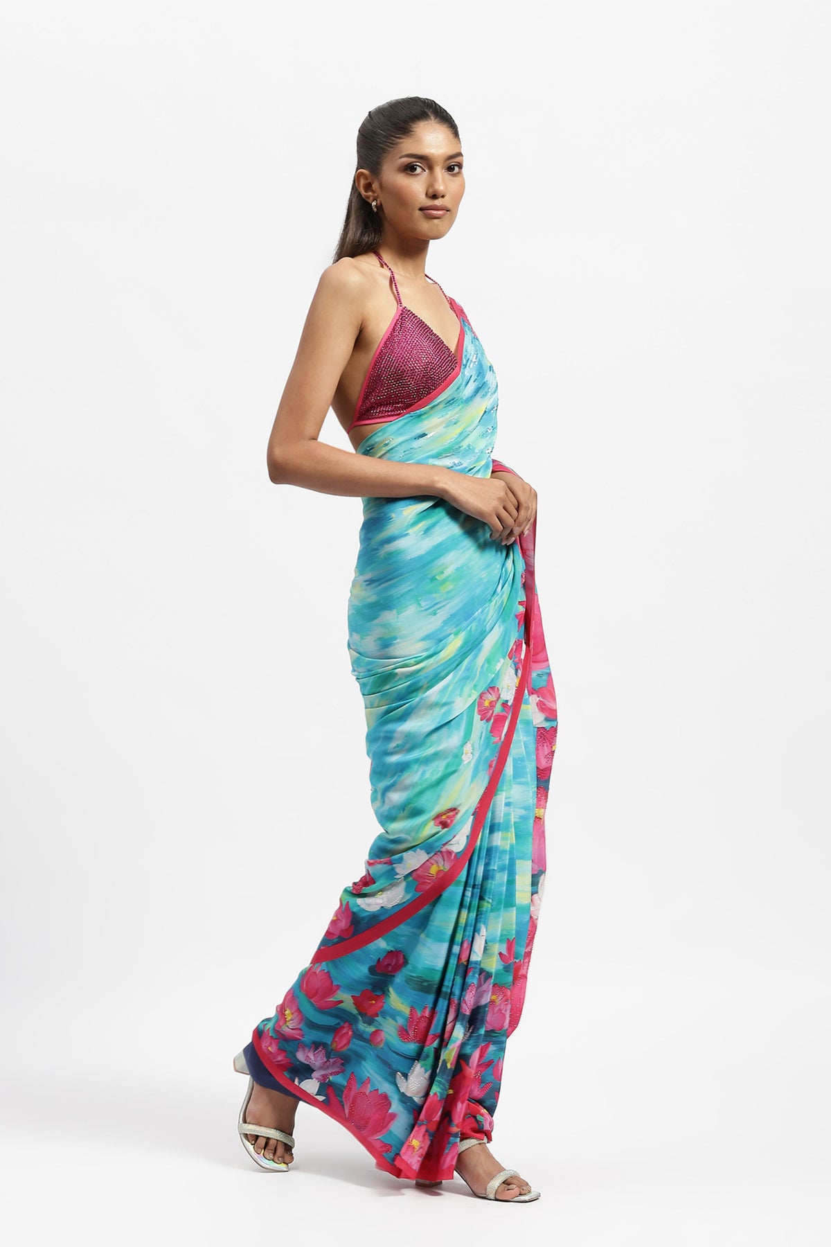 Lost at Sea Embellished Saree