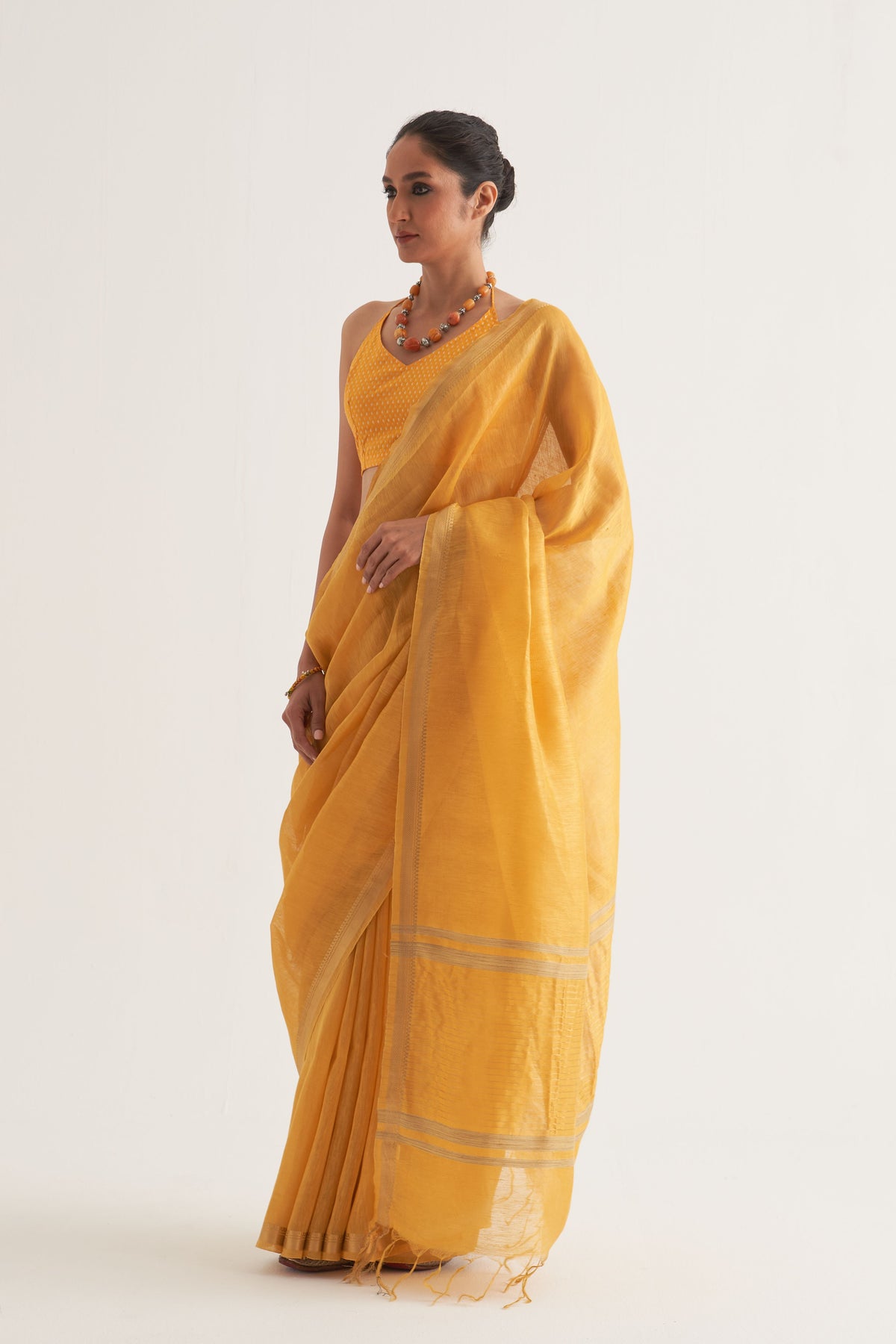 Paro Yellow Saree