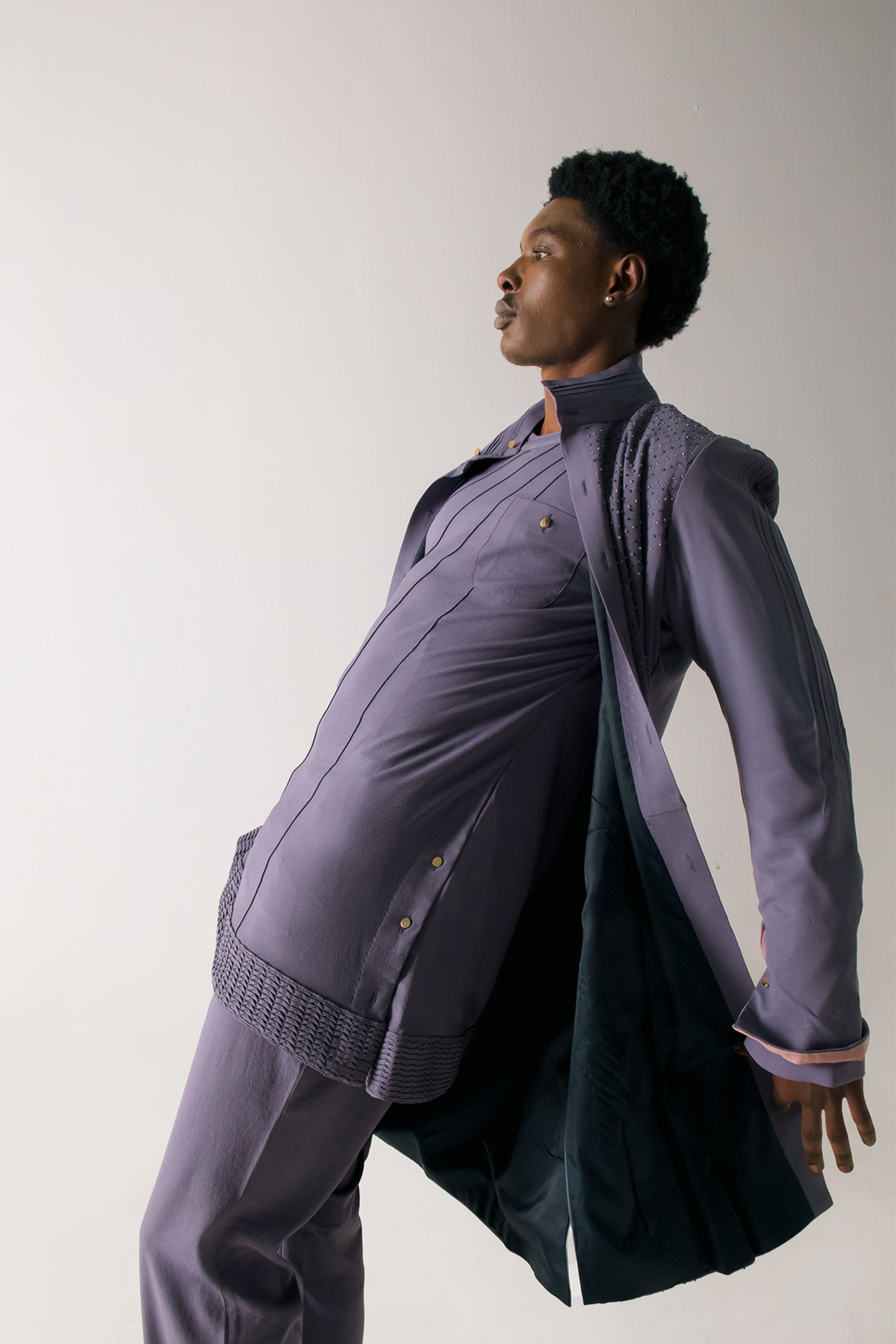 English Purple Overcoat