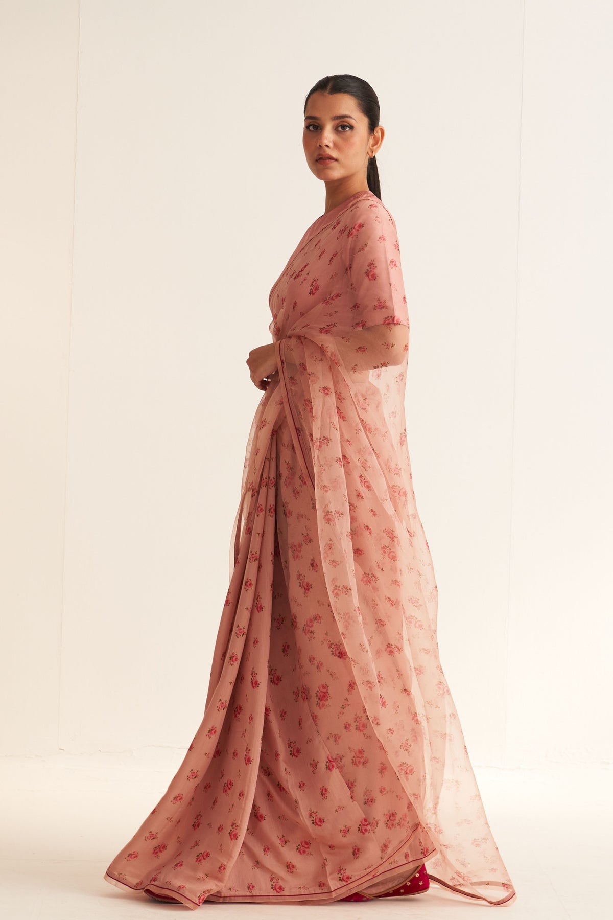 Gul Old Rose Saree