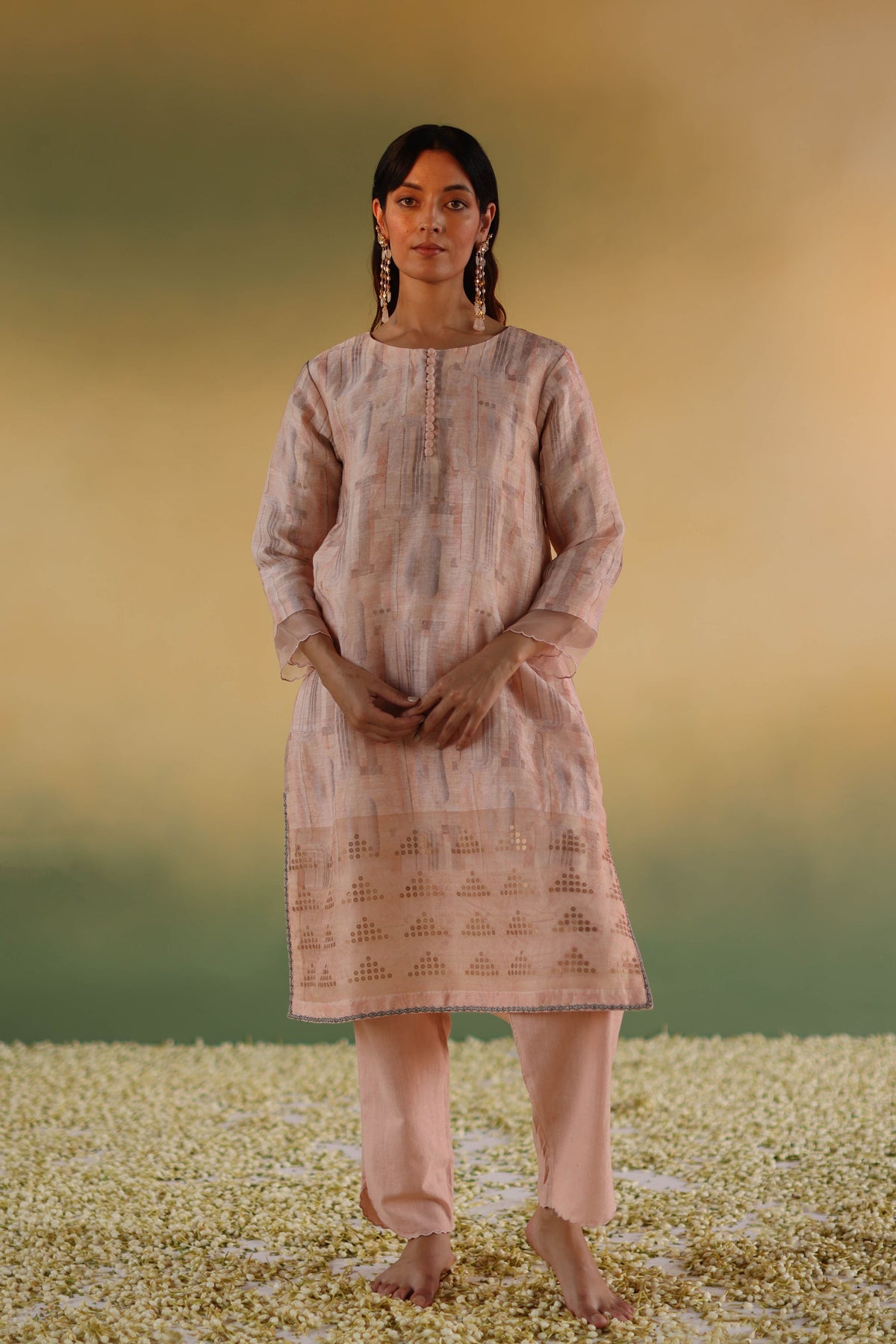 Sattva Pink Kurta