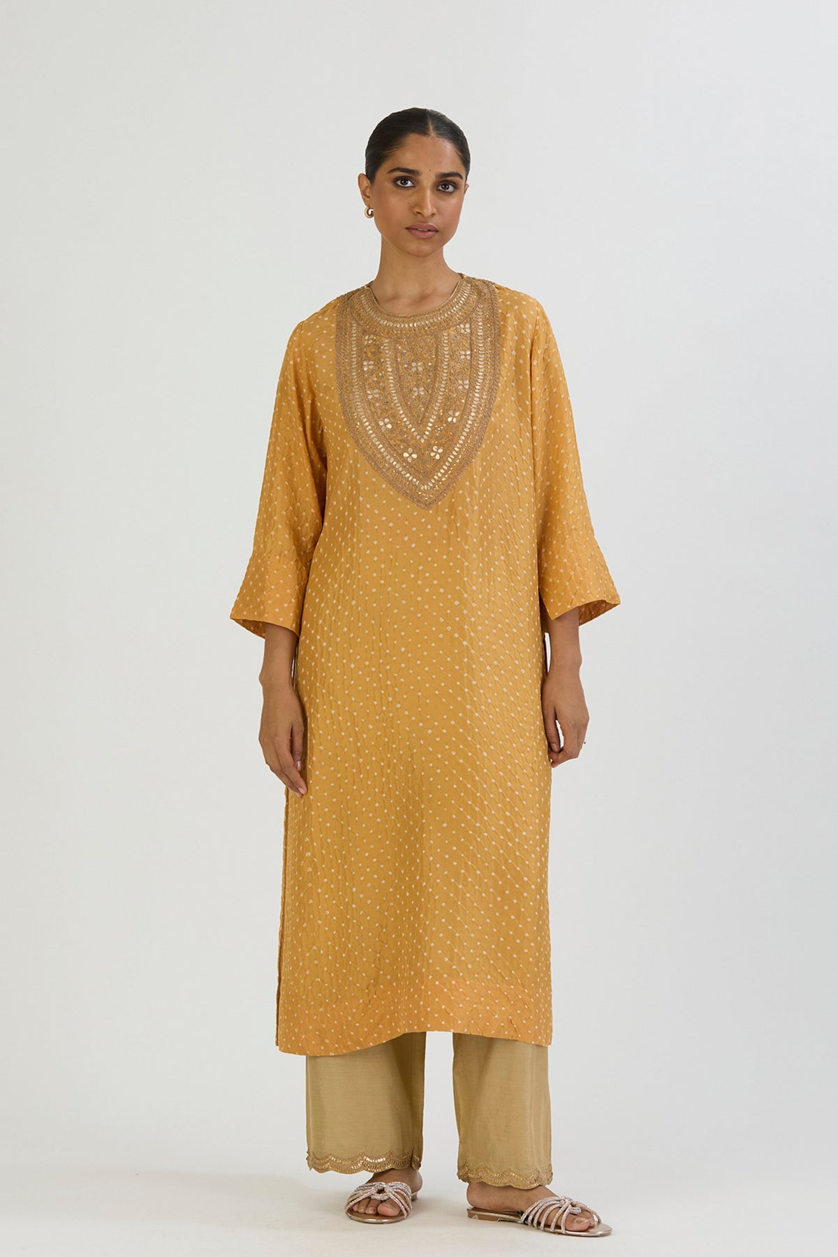 Yellow Zahra Kurta and Pant