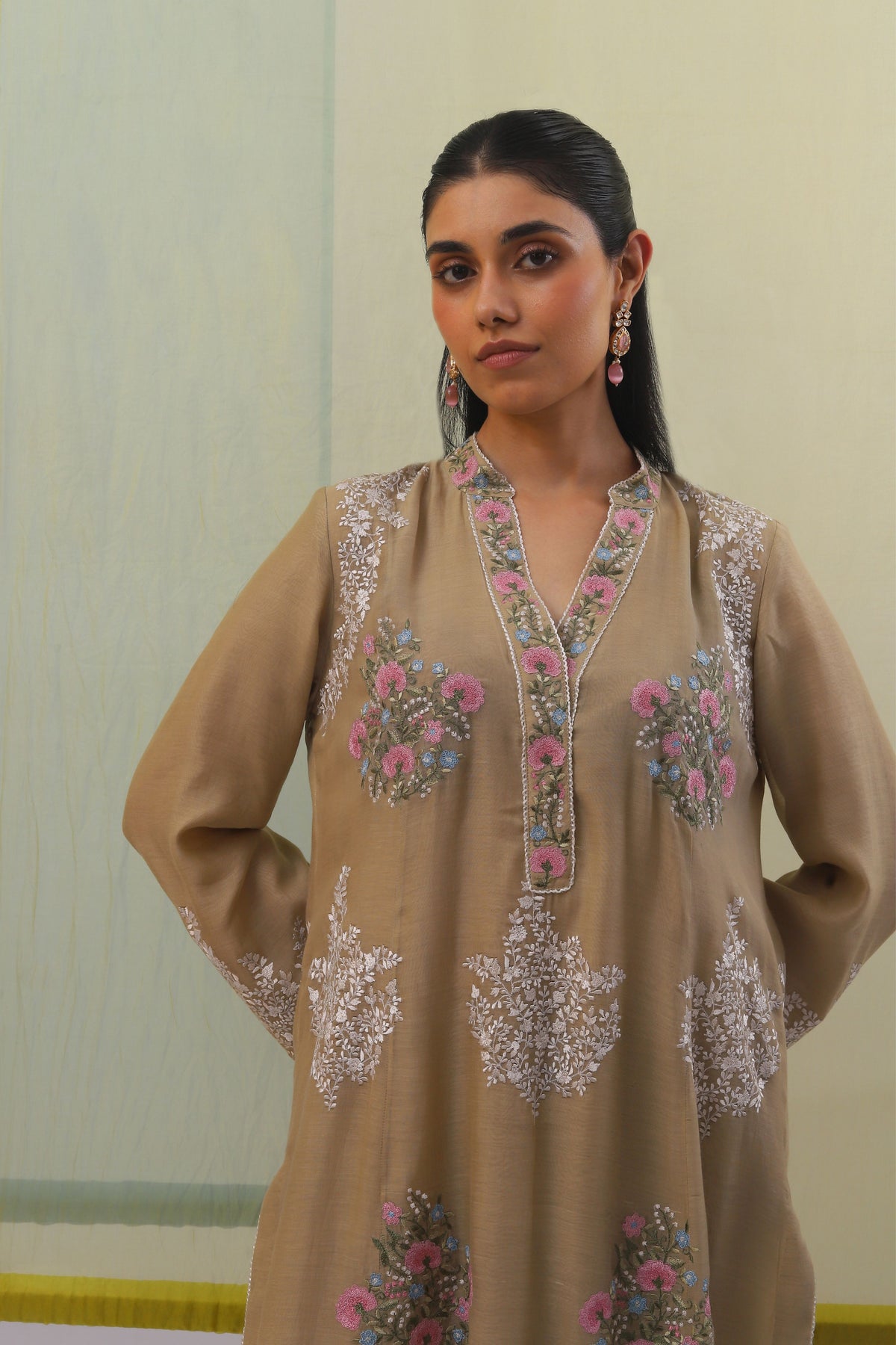 Aafia Long Kurta Set