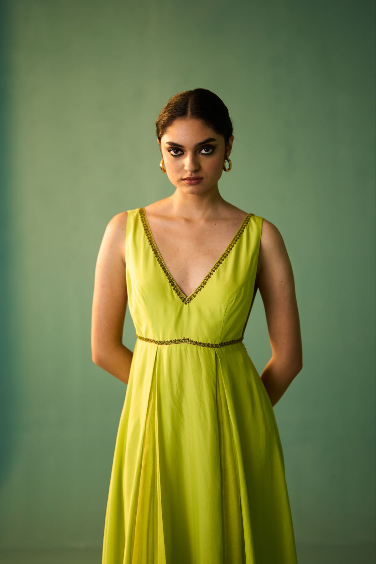 Lime Green Erina Dress