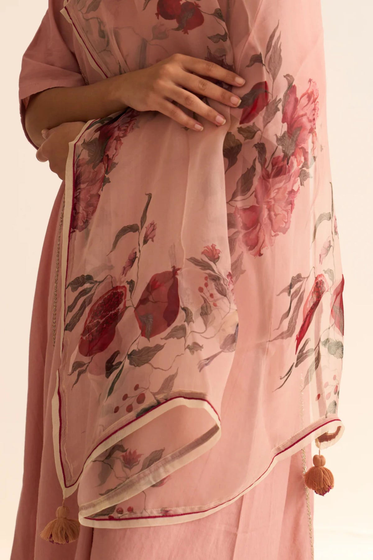 Bloome Old Rose Dupatta