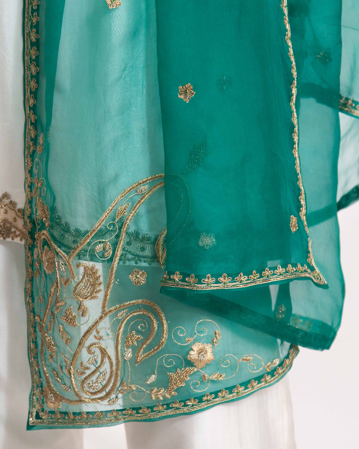 Emerald Green Savi Dupatta