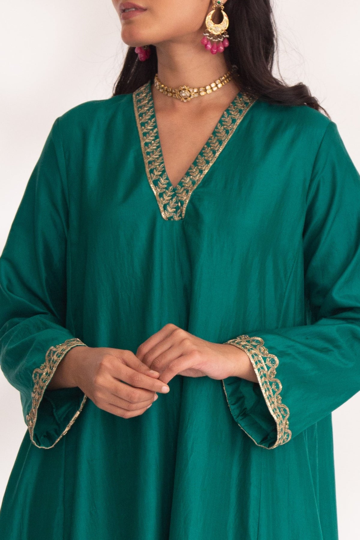 Green Dhriti Kurta Set