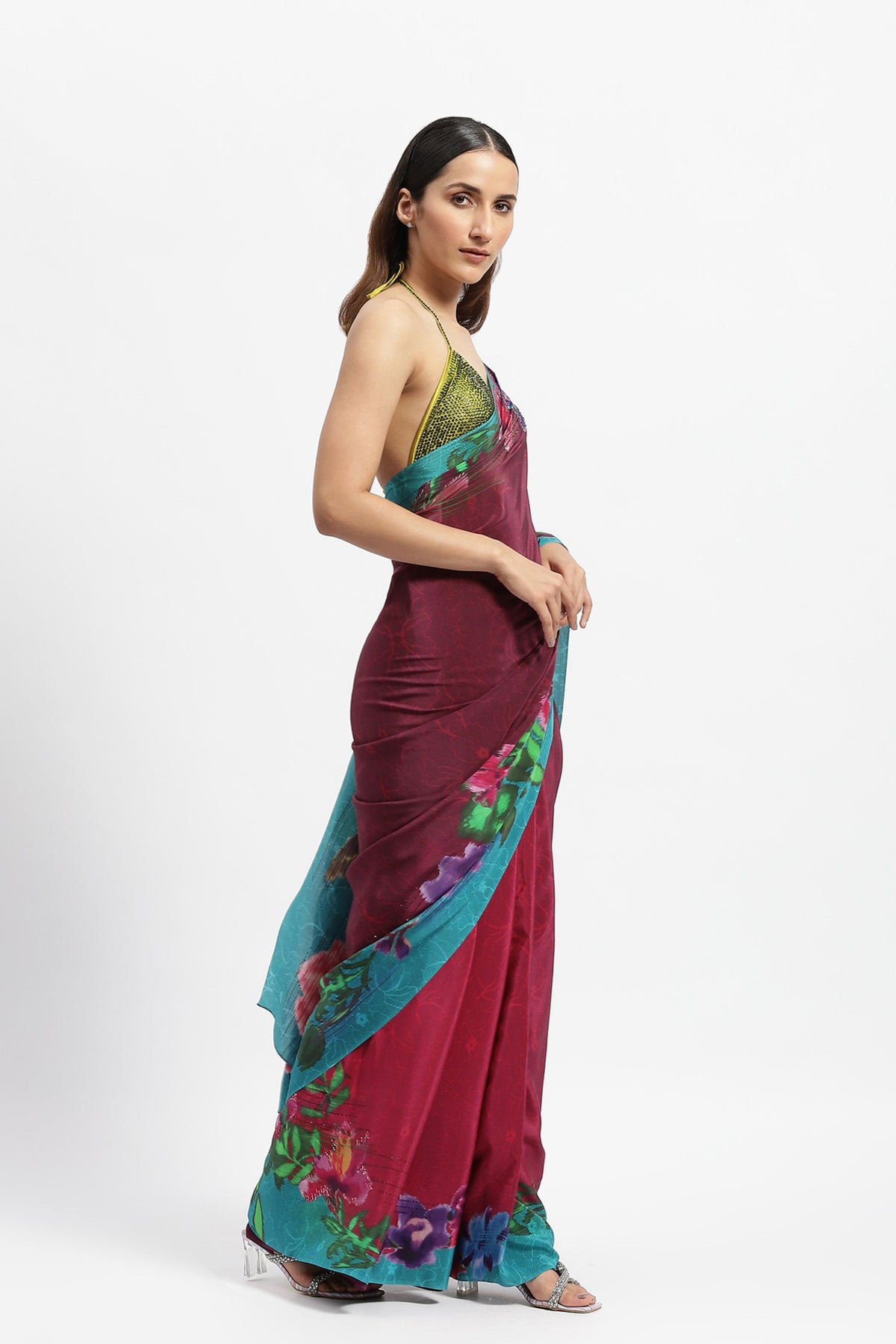 Wood Nymph Embellished Saree