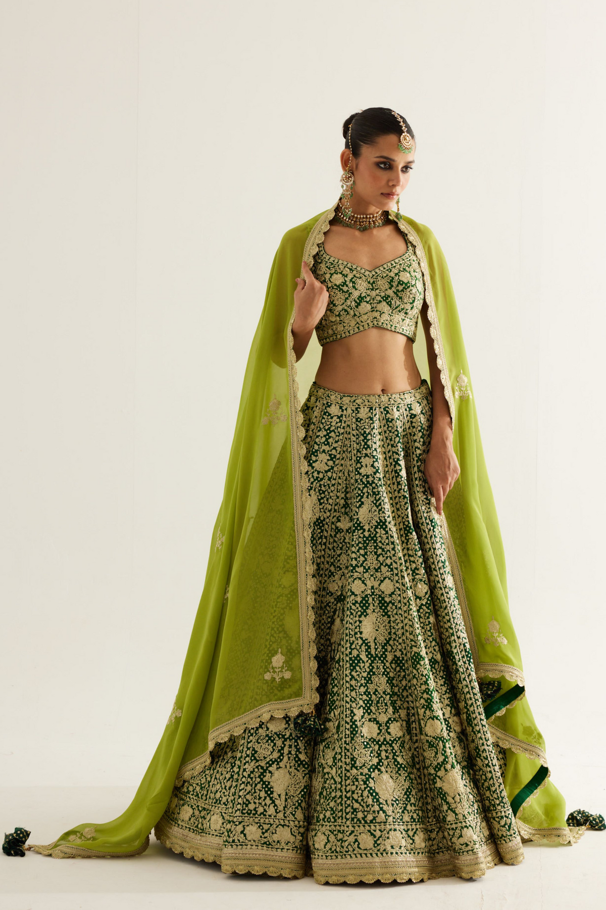 Verdant Green Lehenga Set