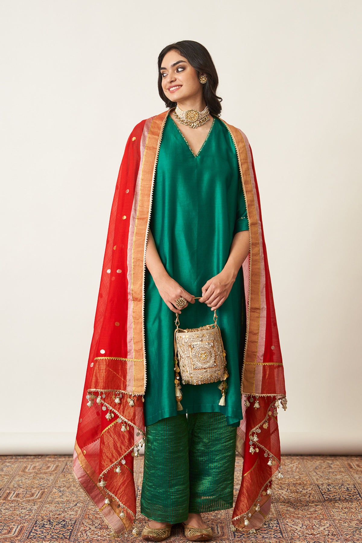 Emerald Green Kurta