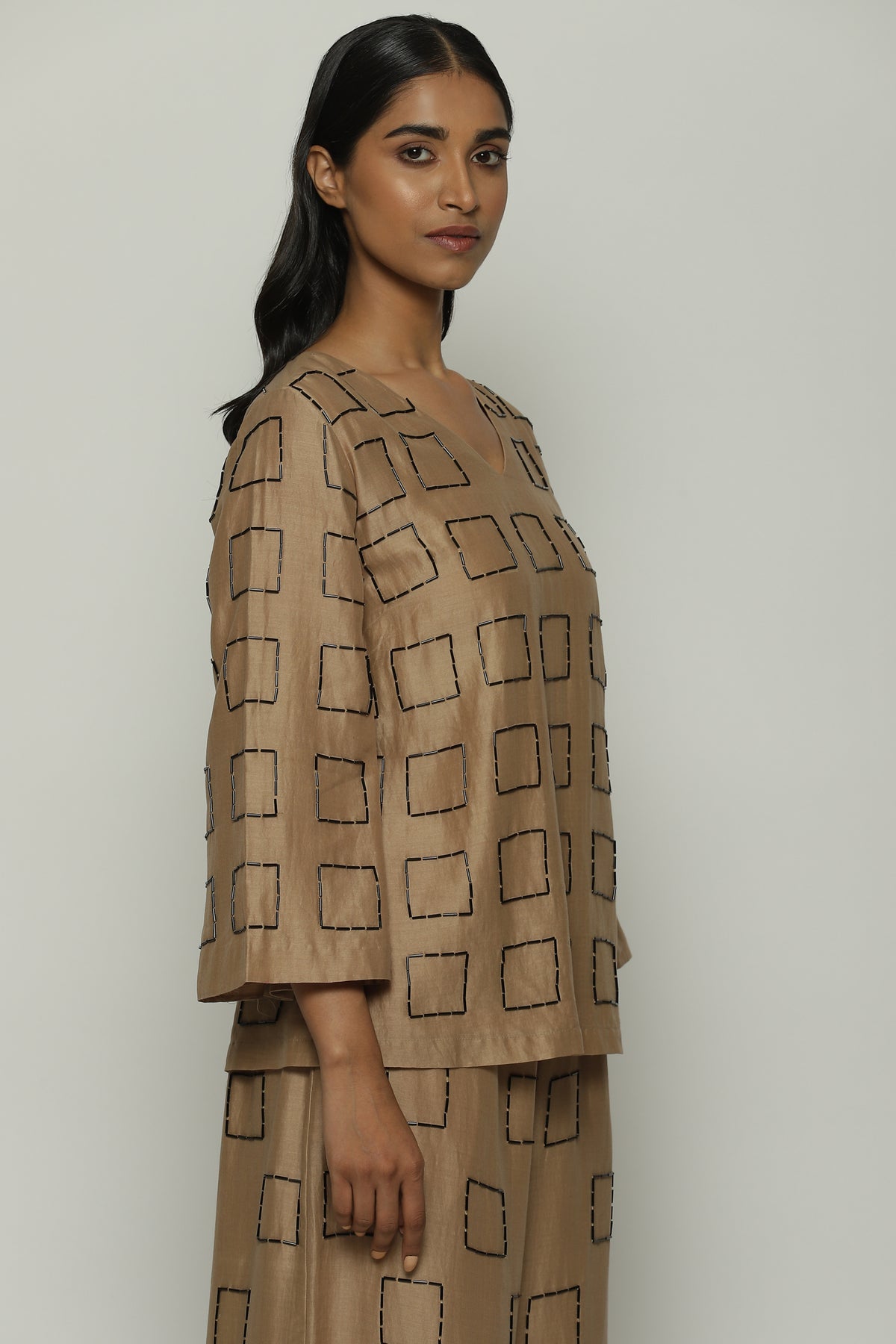 Geometric Square Tunic