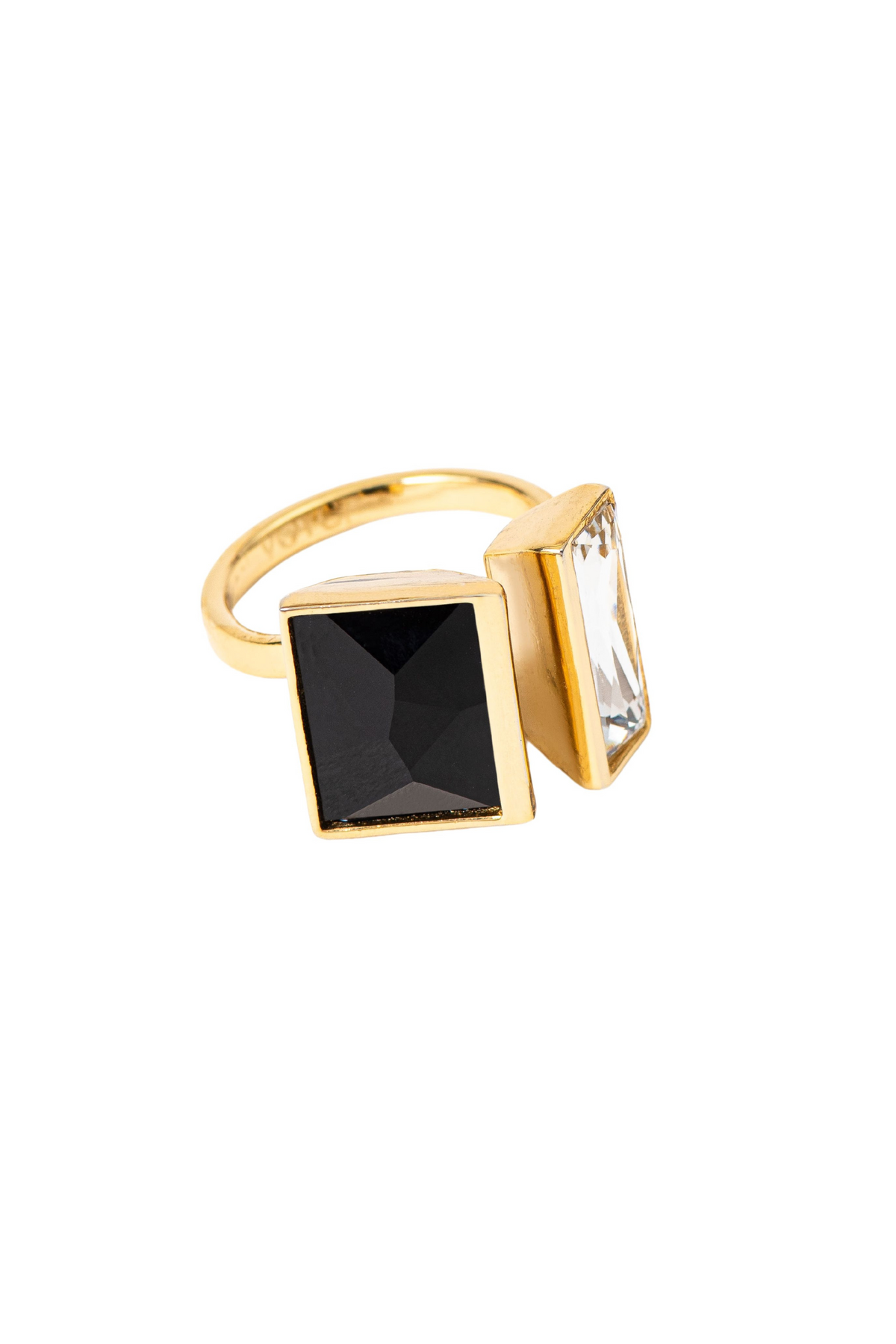 Stellar Crystal Ring - Black And White