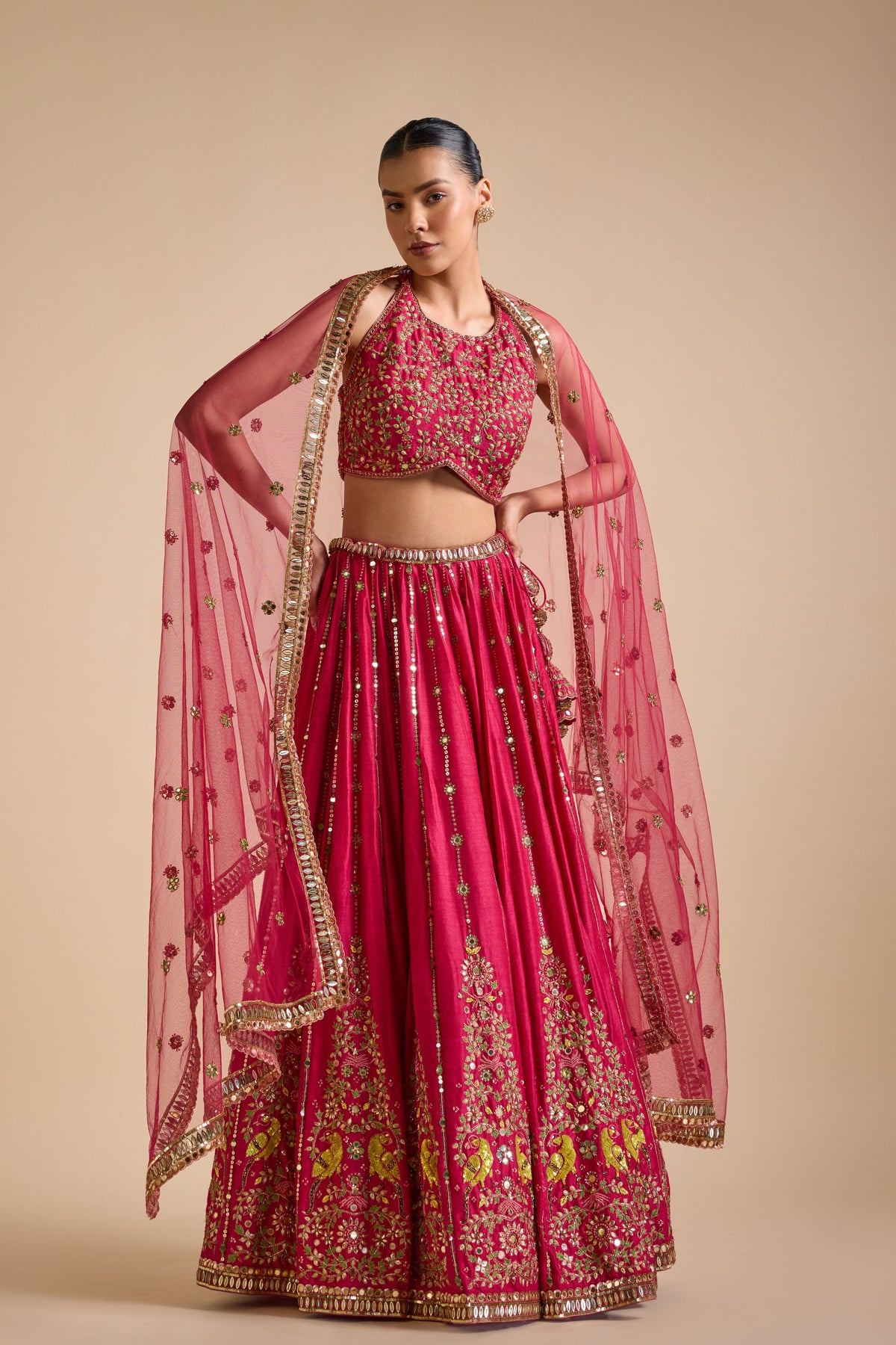 Rani Pink Lehenga Set