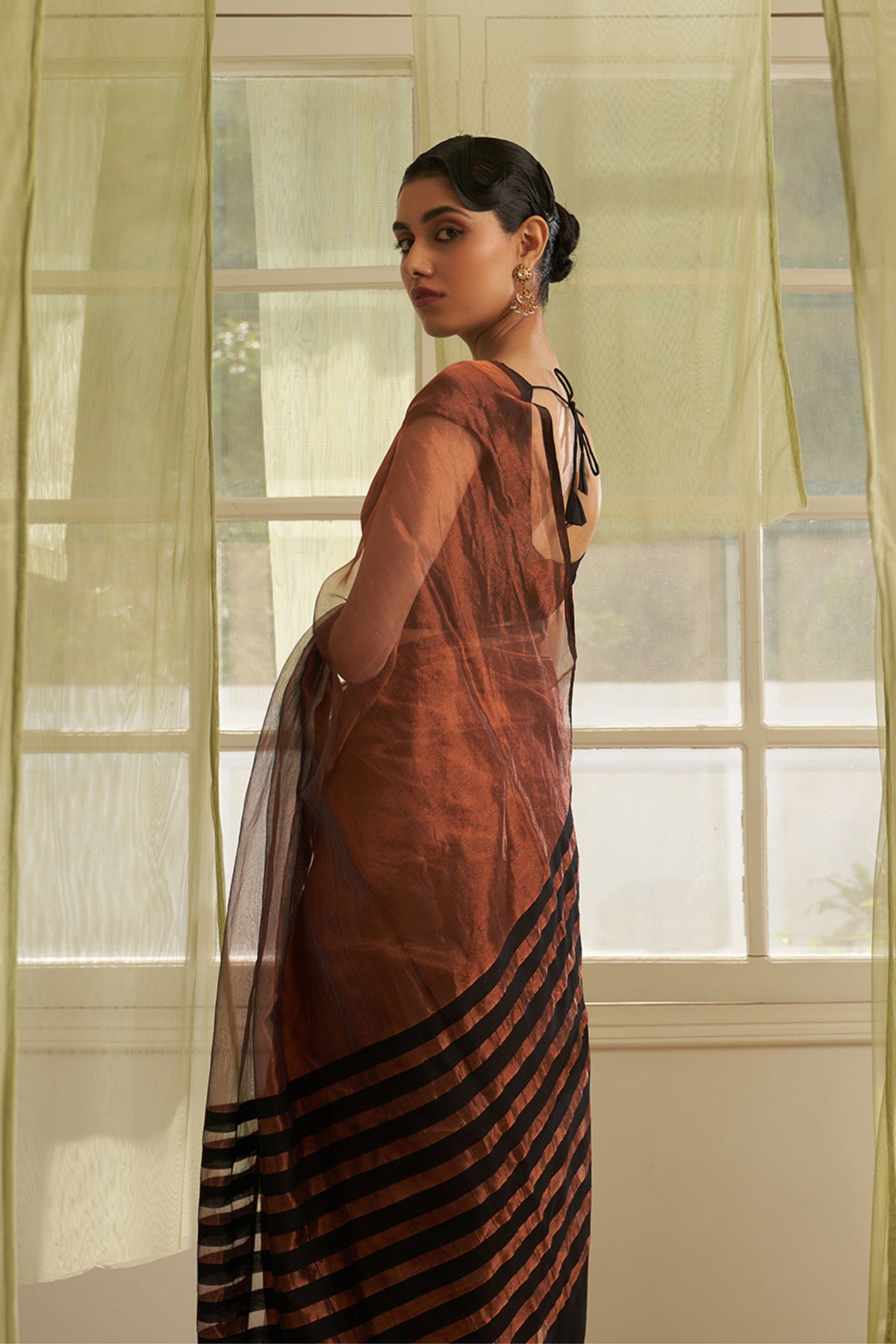 Dibya Rust Saree