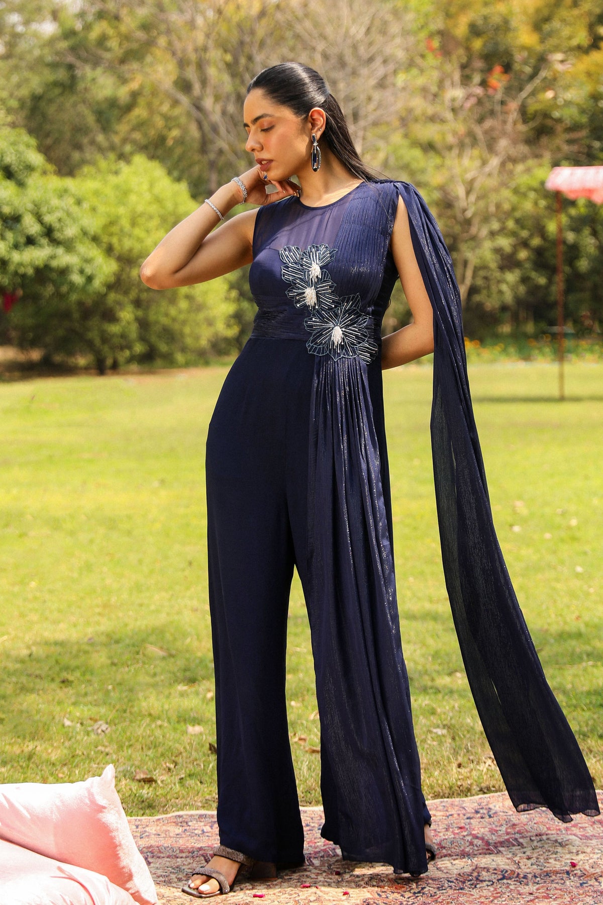 Sanam Navy Blue Jumpsuit