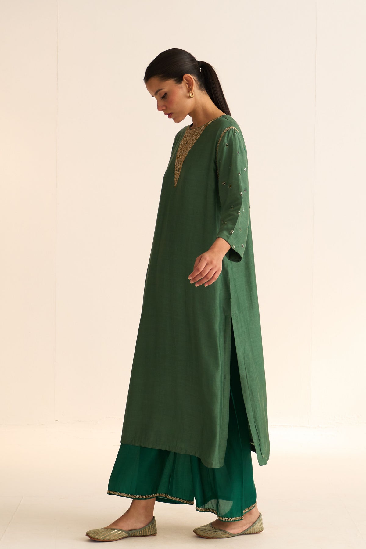 Kavish Sage Green Kurta