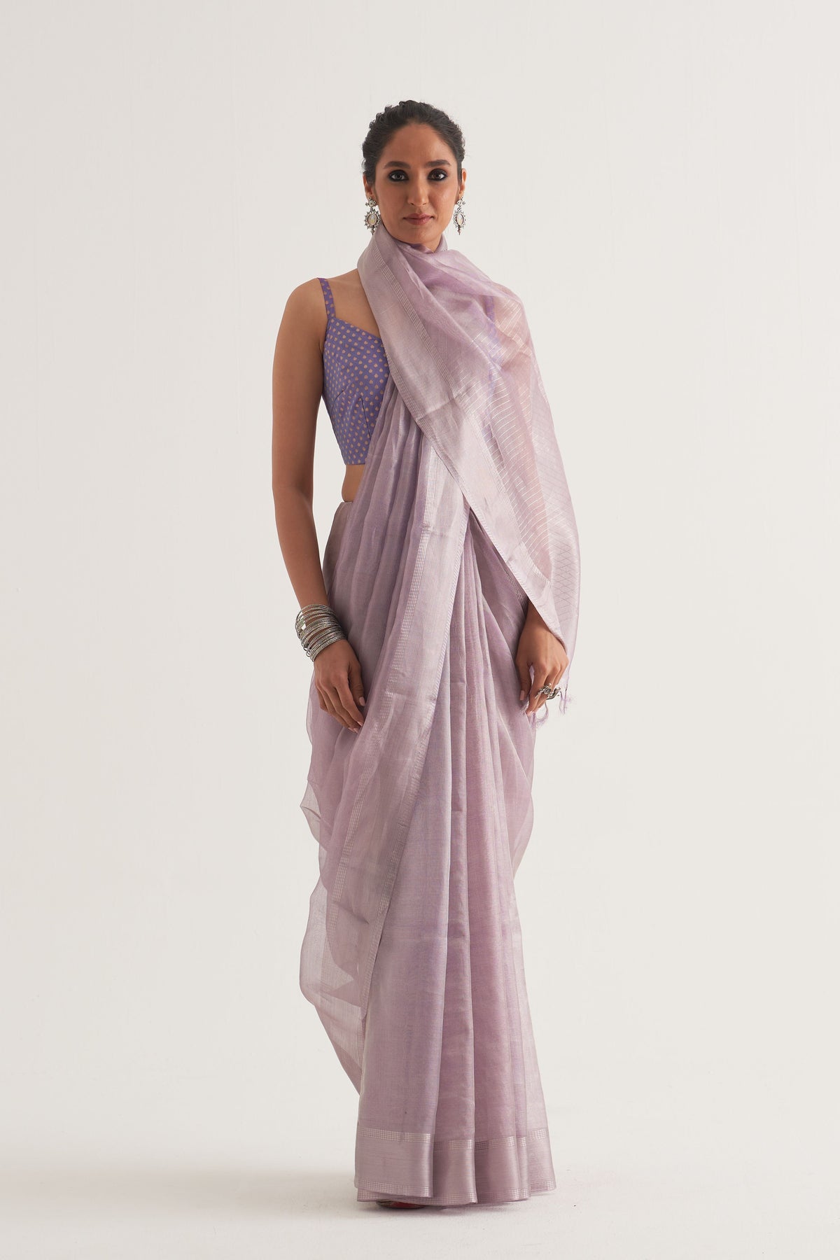 Sudha Lilac Saree