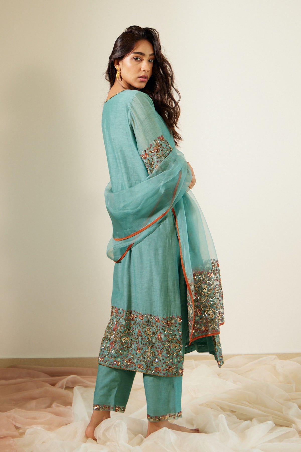 Blue Gulaal Dupatta