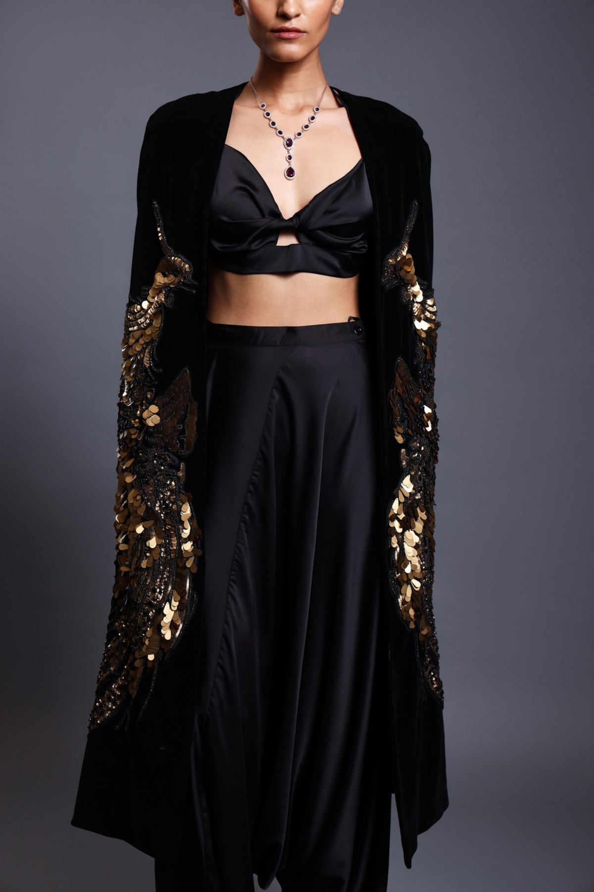 Black Cape Set