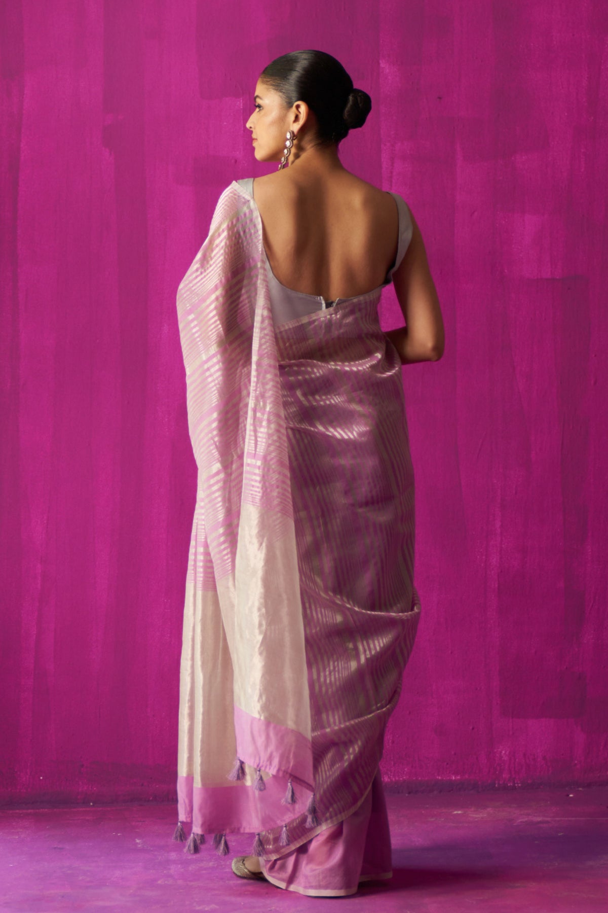 Shabana Mauve Saree