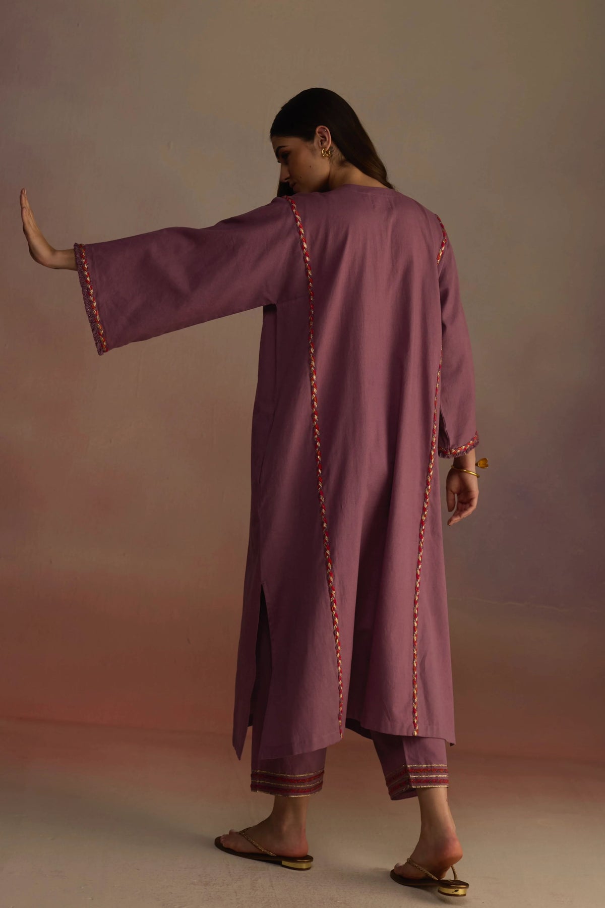 Amber Purple Kurta