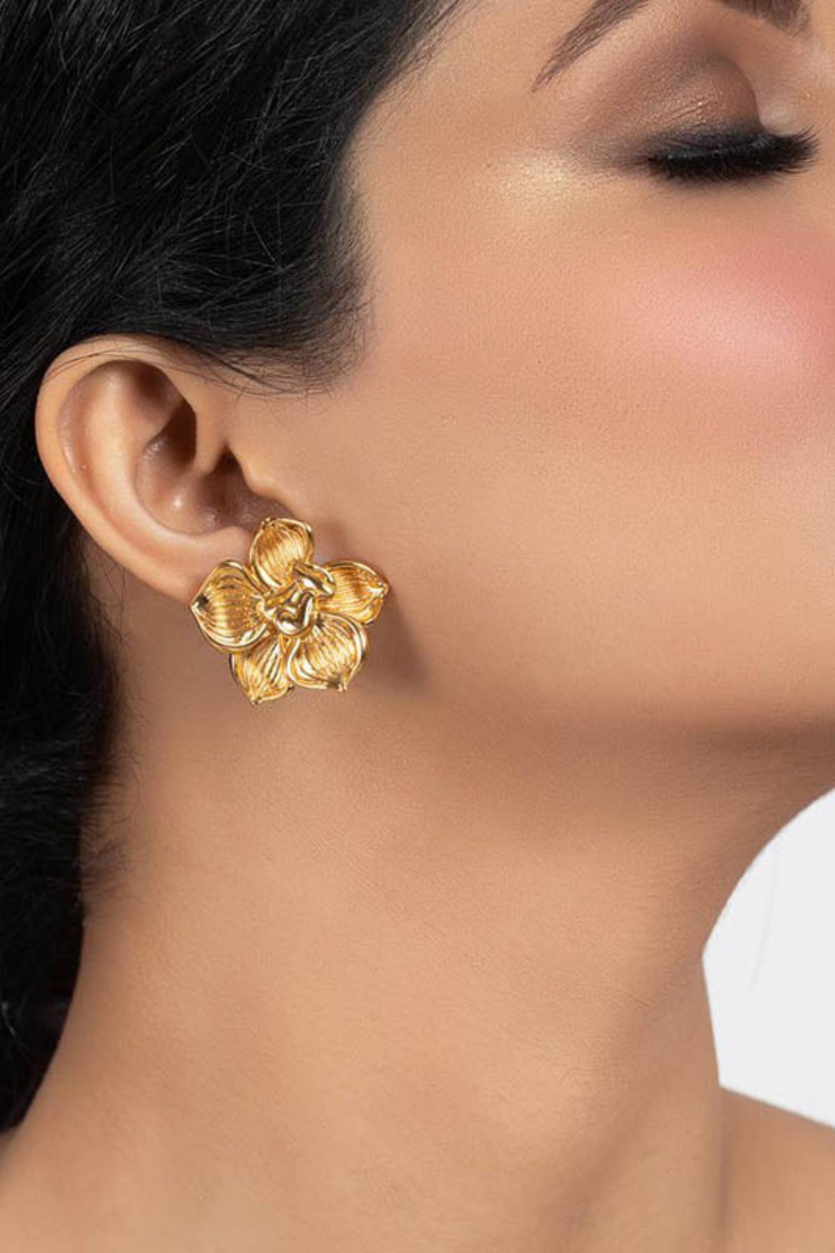 Matte Gold Earrings