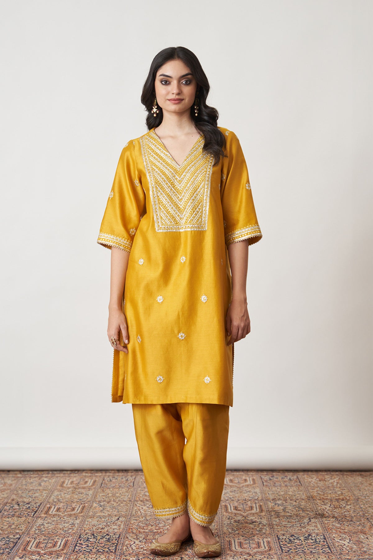 Multicolour Kurta Set