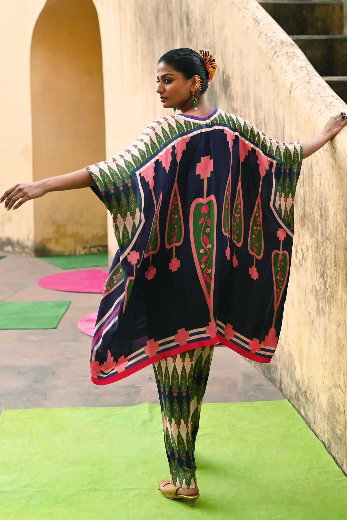 Kilim Poncho Set