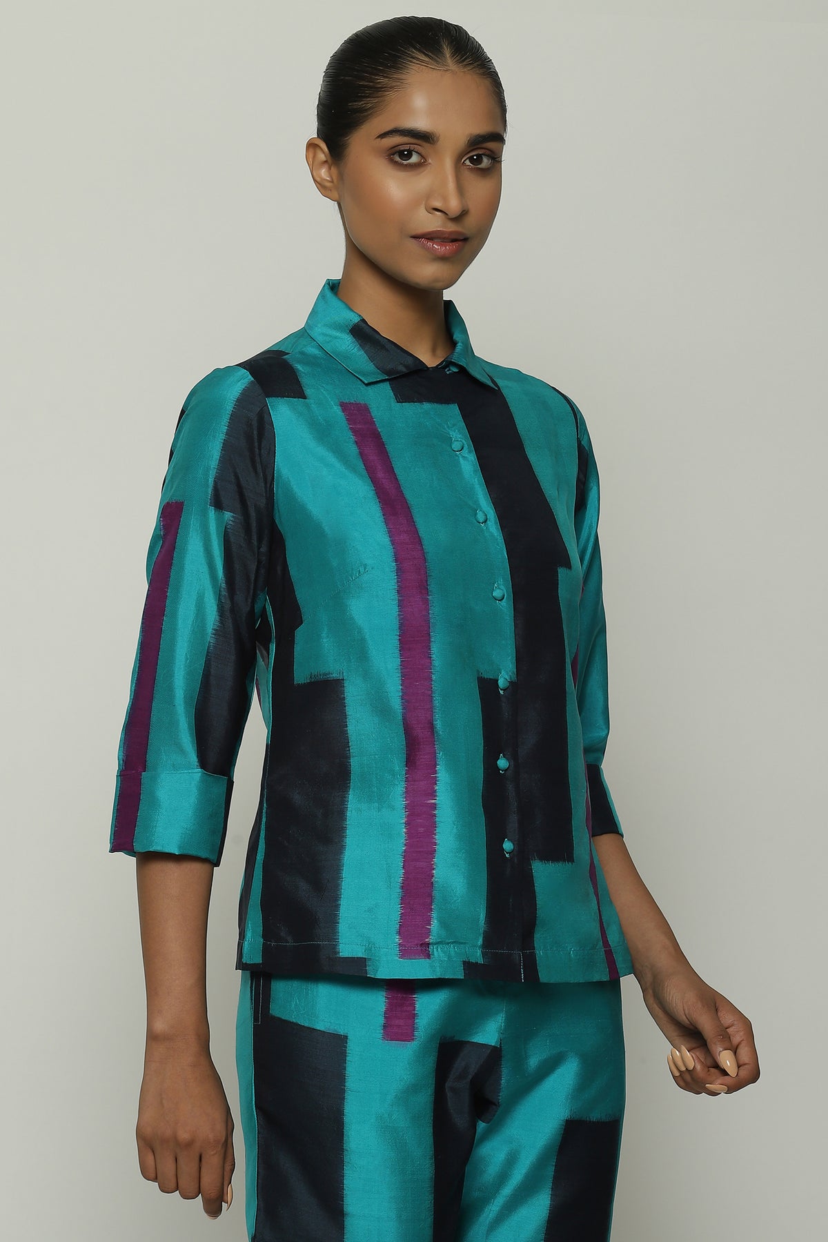 Blue Ikat Shirt