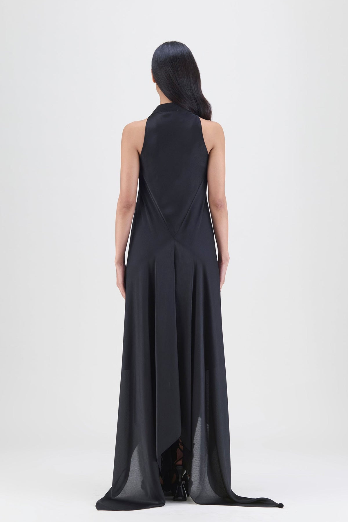 Black Layered Gown