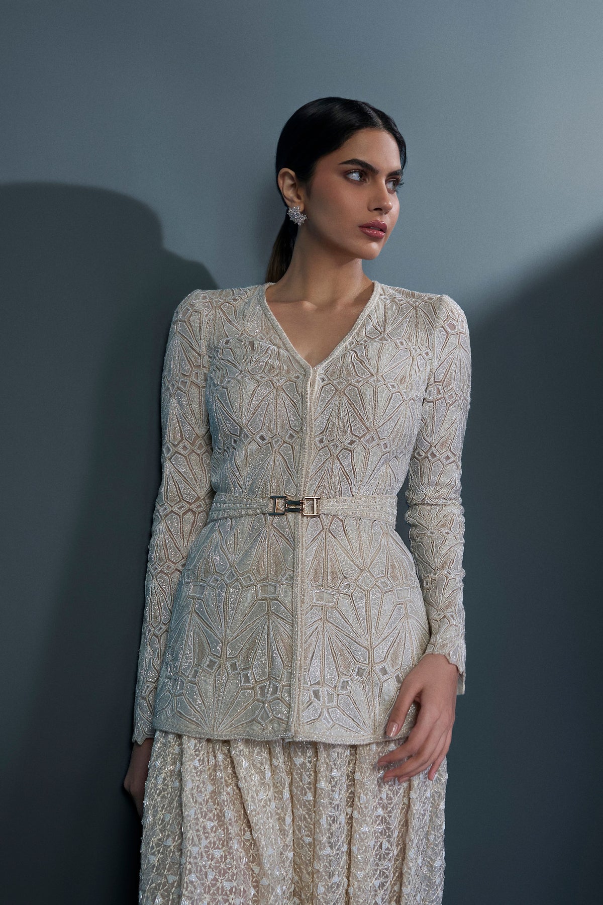 Rosalyn Ivory Kurta With Pant